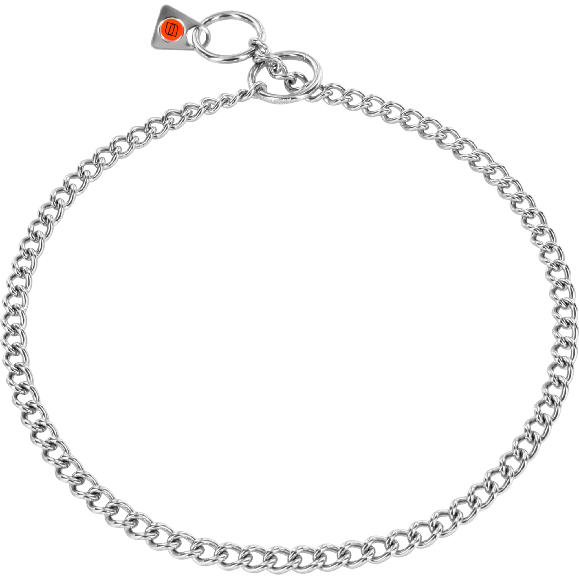 Halskette, runde Glieder - Edelstahl Rostfrei, 2,0 mm