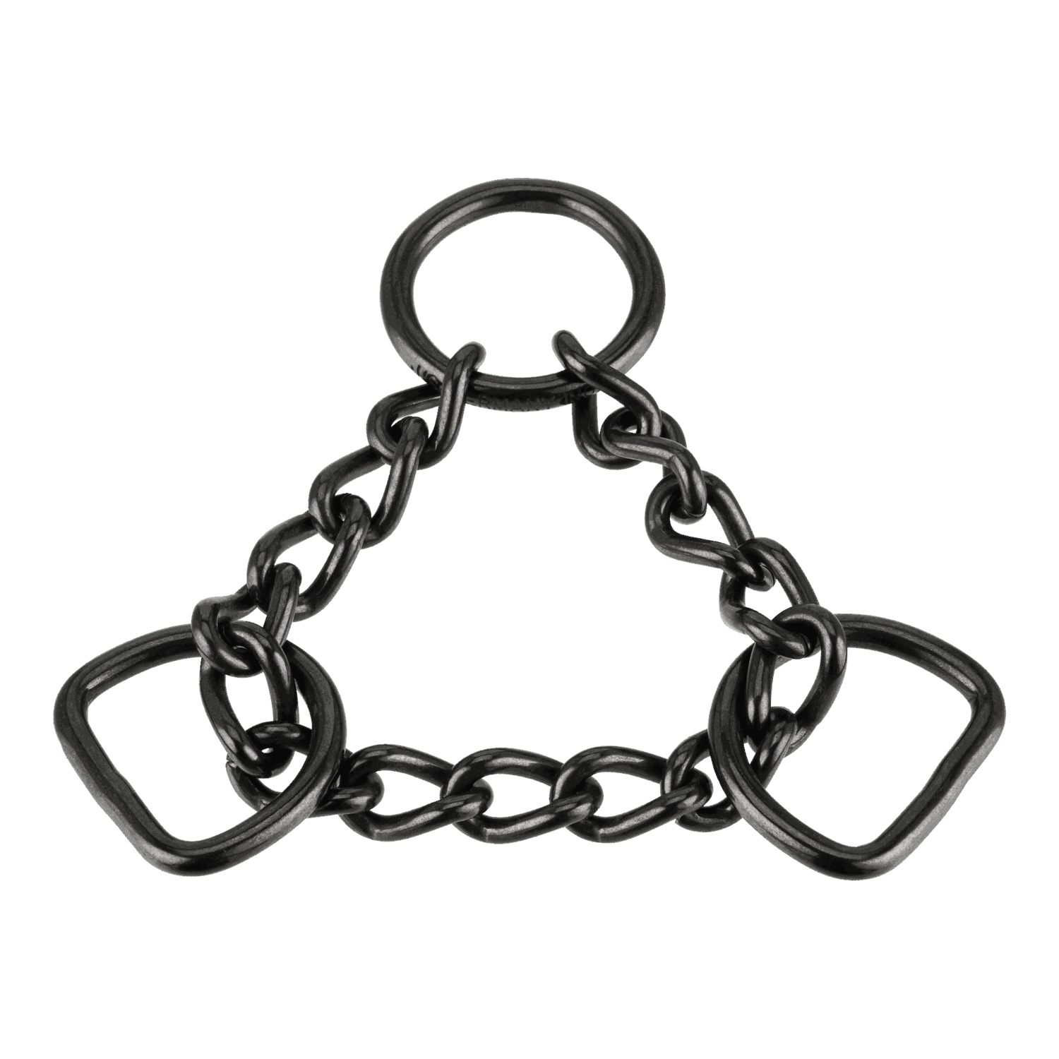 Durchzugskette - Edelstahl rostfrei schwarz