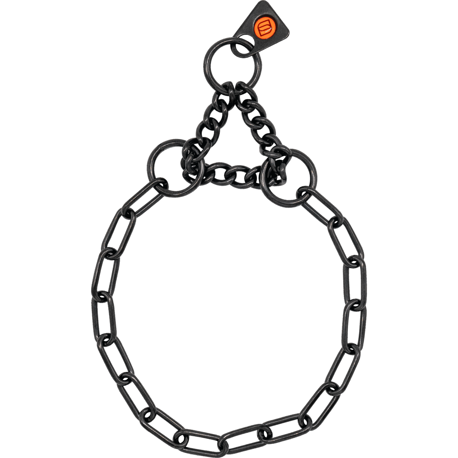 Halskette mit Zugbegrenzung - Edelstahl Rostfrei schwarz, 2,0 mm | 5144503057.png | 1705299800