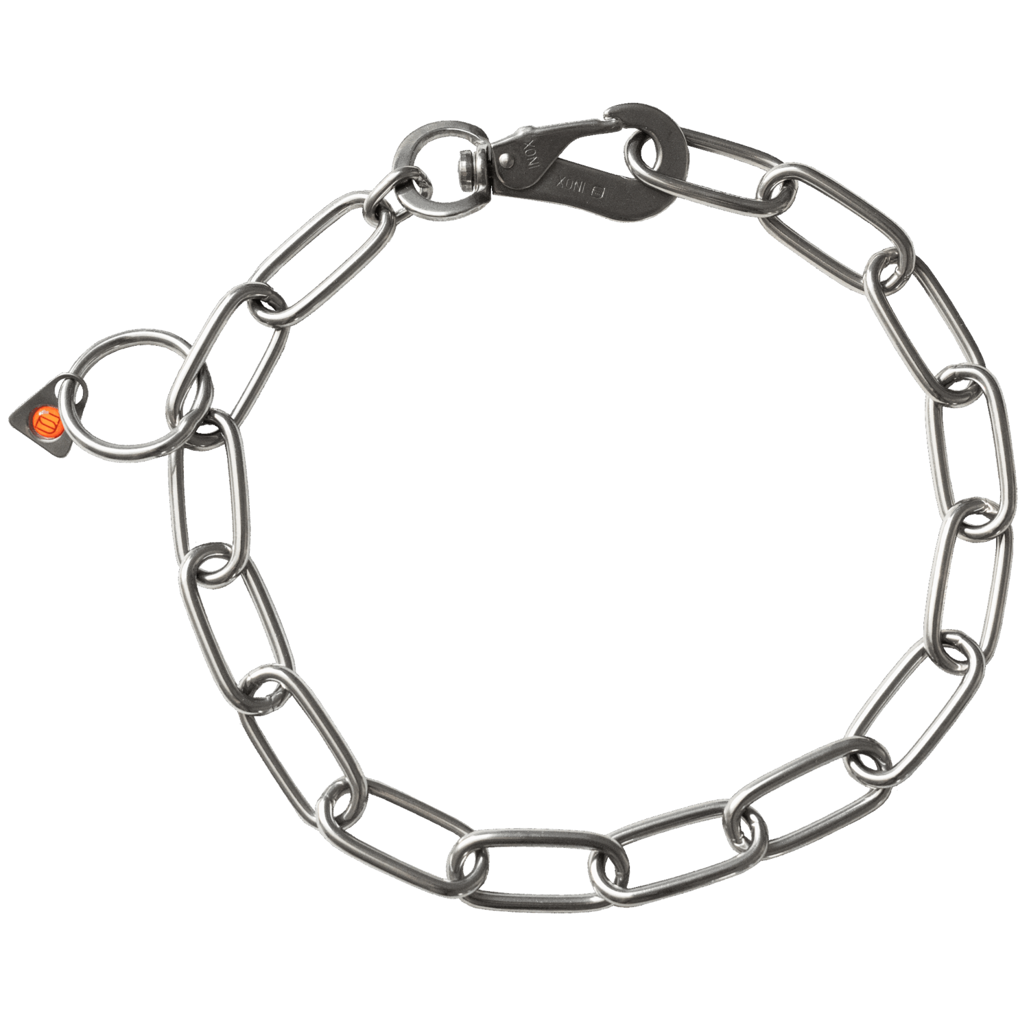 Halskette, langgliedrig, verstellbar - mit SPRENGER-Haken - Edelstahl Rostfrei, 4,0 mm | 51602-55.png | 1746096739