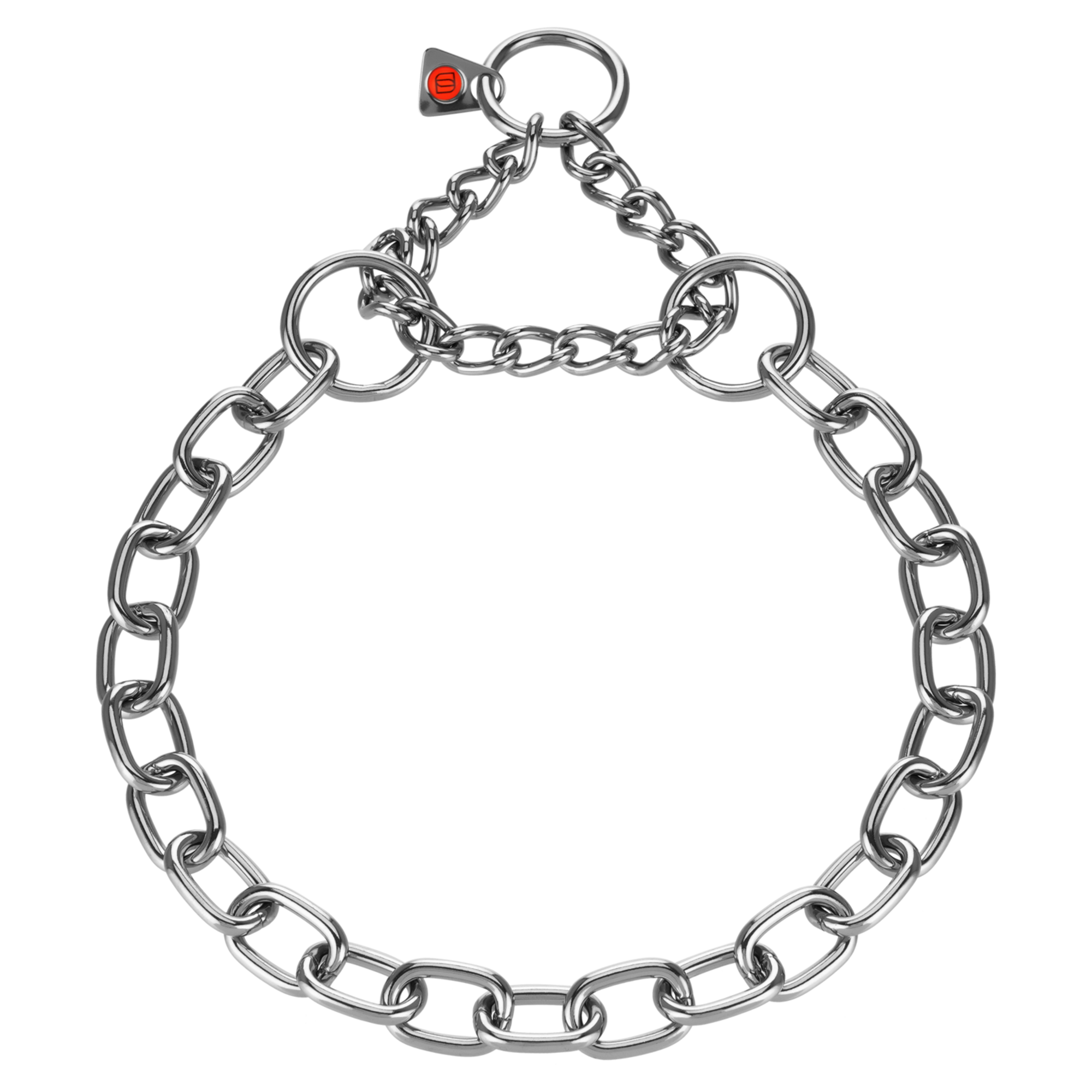 Halskette, medium, mit Zugbegrenzung - Edelstahl Rostfrei, 4,0 mm