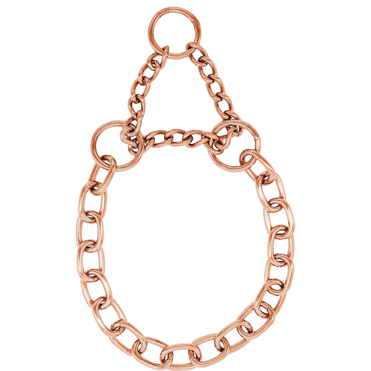 Halskette, medium, mit Zugbegrenzung - Curogan, 4,0mm