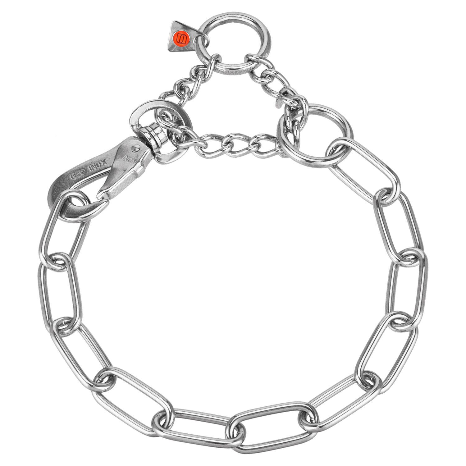 Halskette, verstellbar - mit SPRENGER-Haken - Edelstahl Rostfrei, 4,0 mm