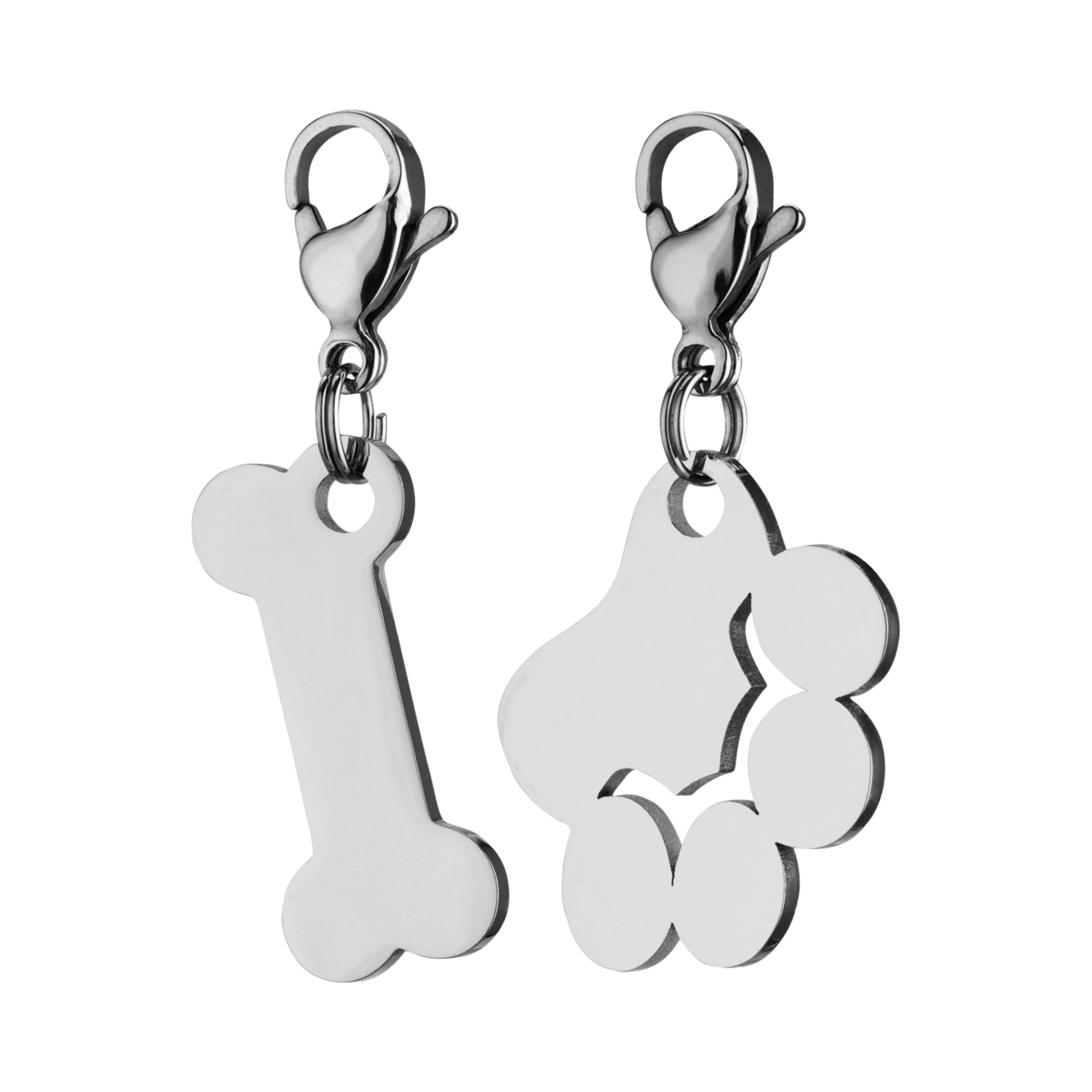 Set 1 Charms Pfote & Knochen