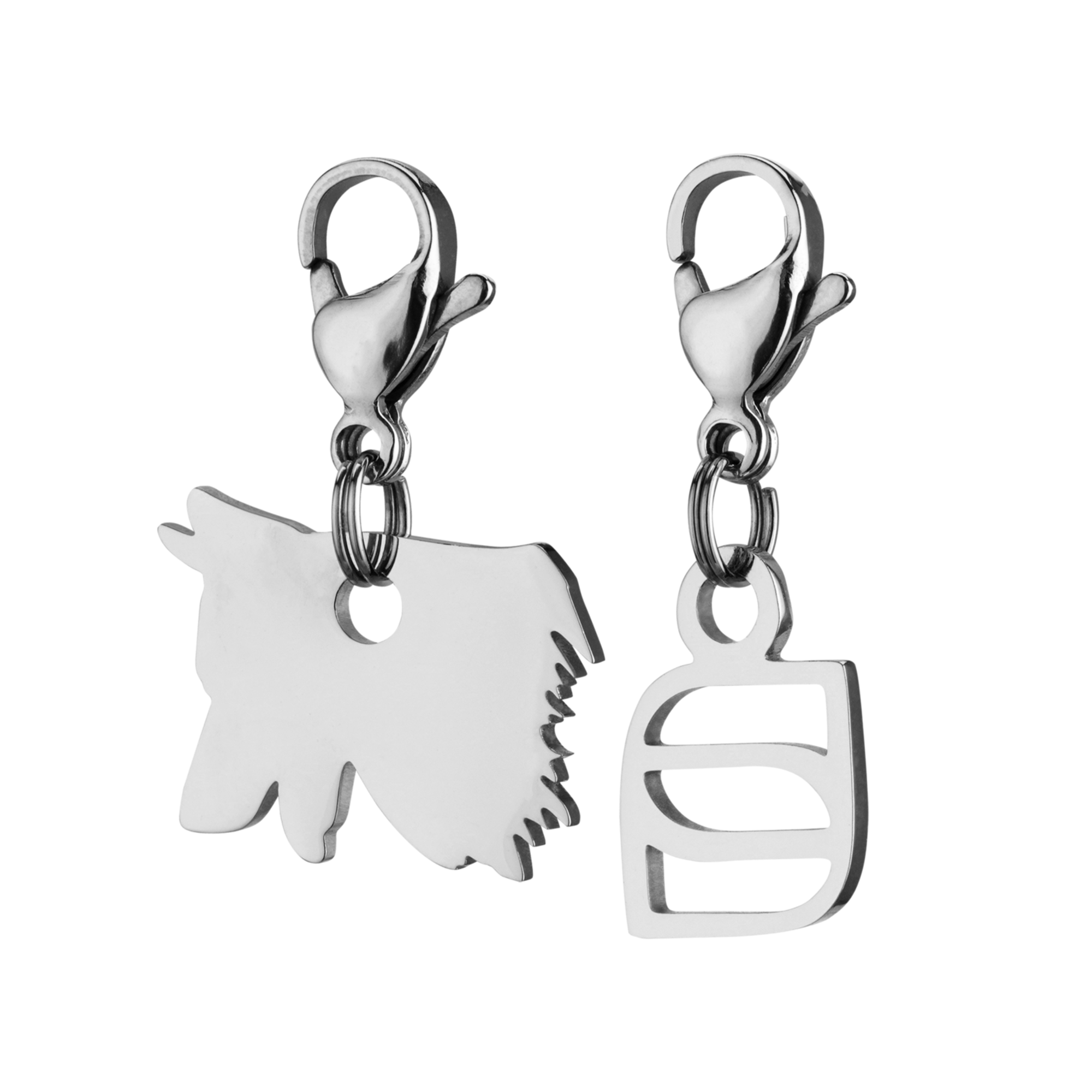 Set 2 Charms Schäferhund & SPRENGER Logo
