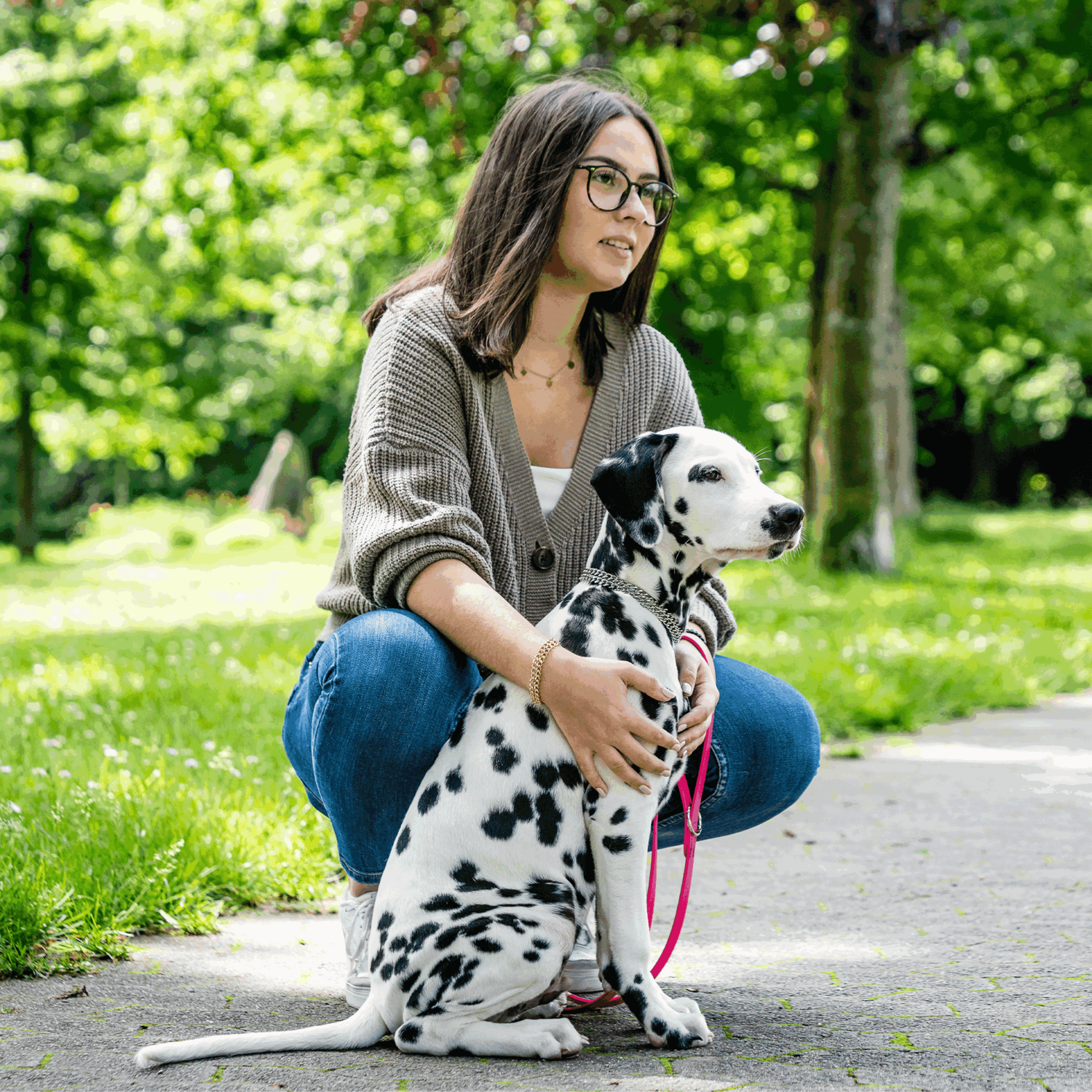 Damen Armband 2-reihig, Edelstahl gold (18 Karat Hartvergoldung)