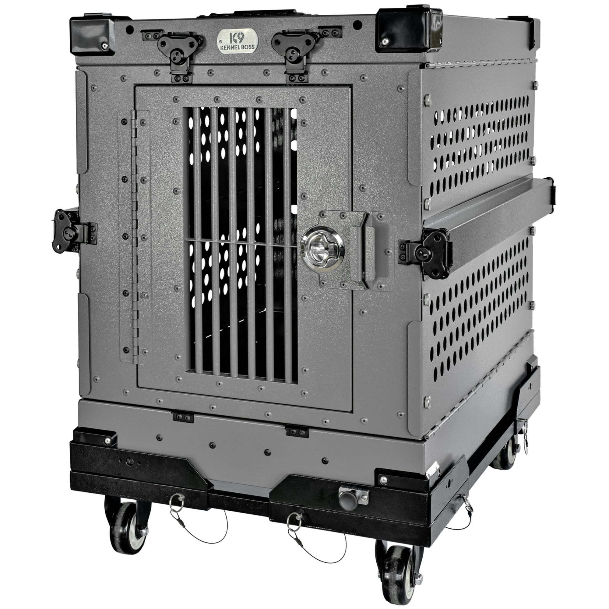 K9 Kennel Boss Rollwagen modular, schwarz