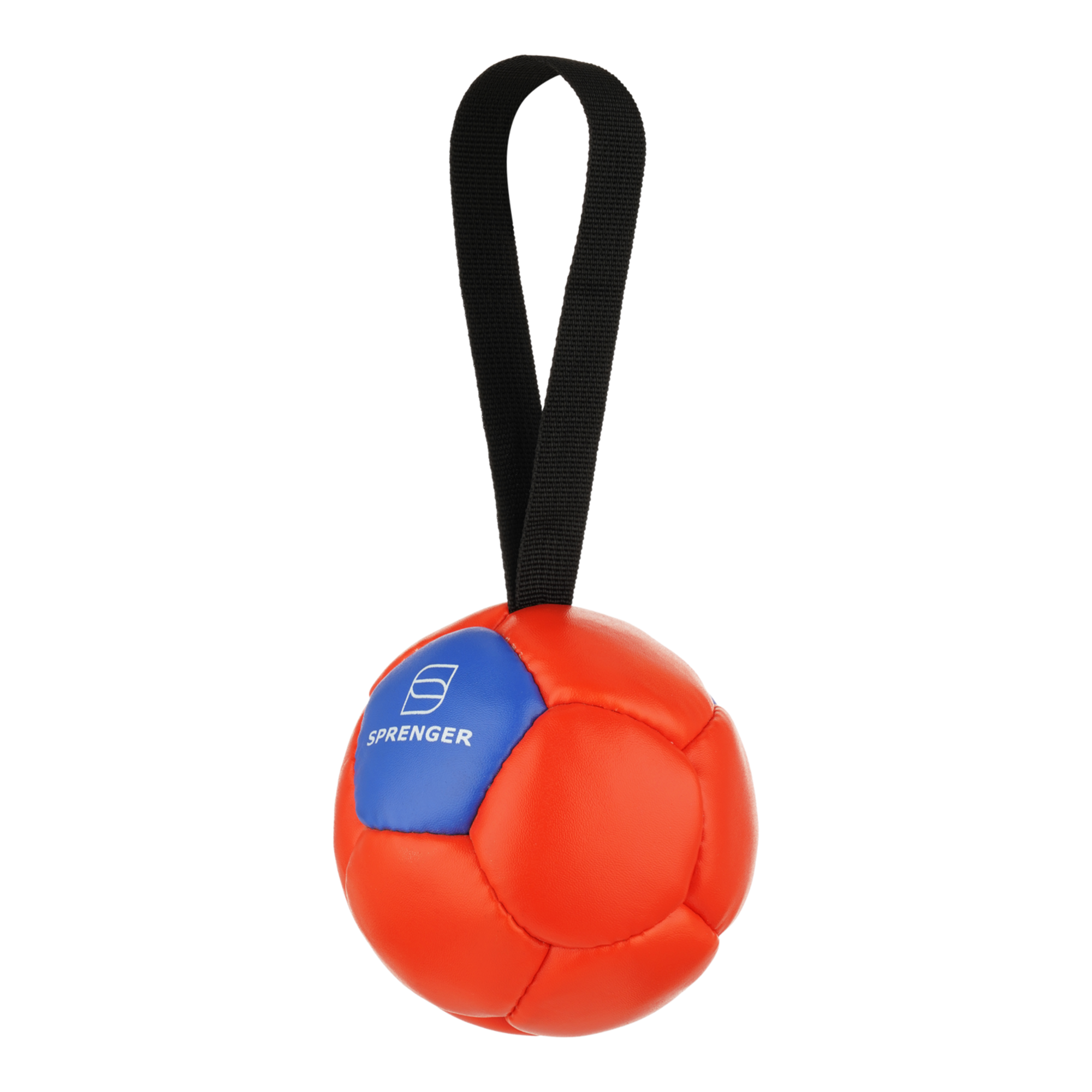 Veganer Lederball mit Quieker und Schlaufe