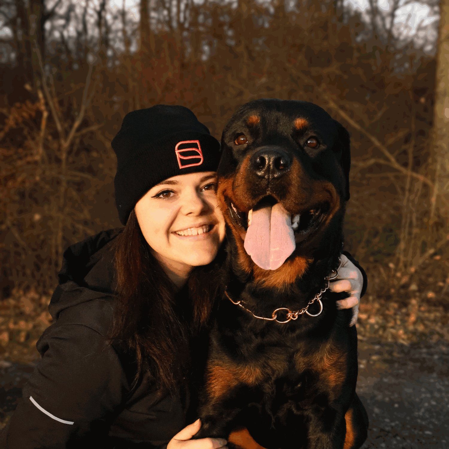 Beanie Hundesport schwarz