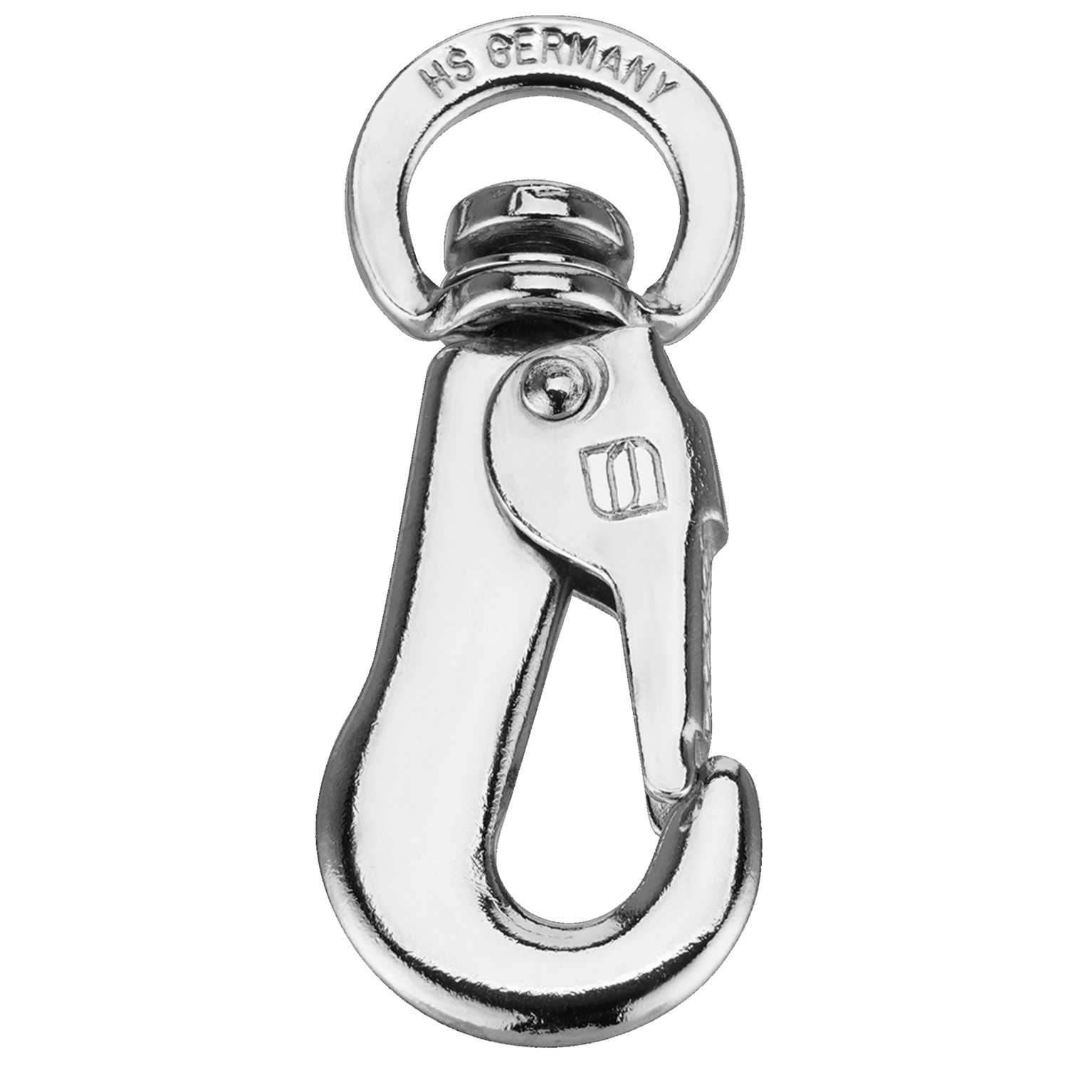 SPRENGER Karabinerhaken mit runder Öse - Stahl vernickelt | 6025004501.png | 1742332335