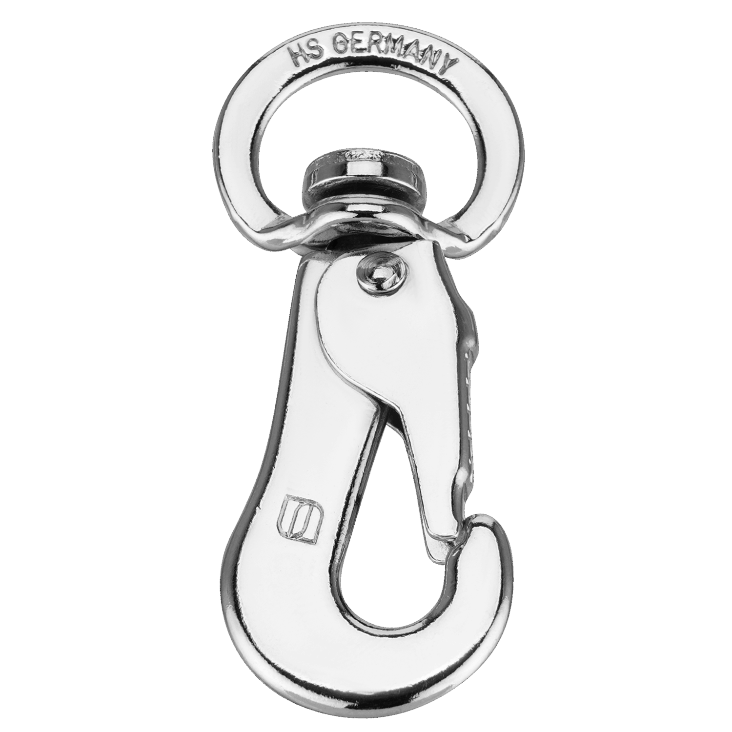 SPRENGER Karabinerhaken mit runder Öse - Stahl vernickelt | 6025005501.png | 1742332335
