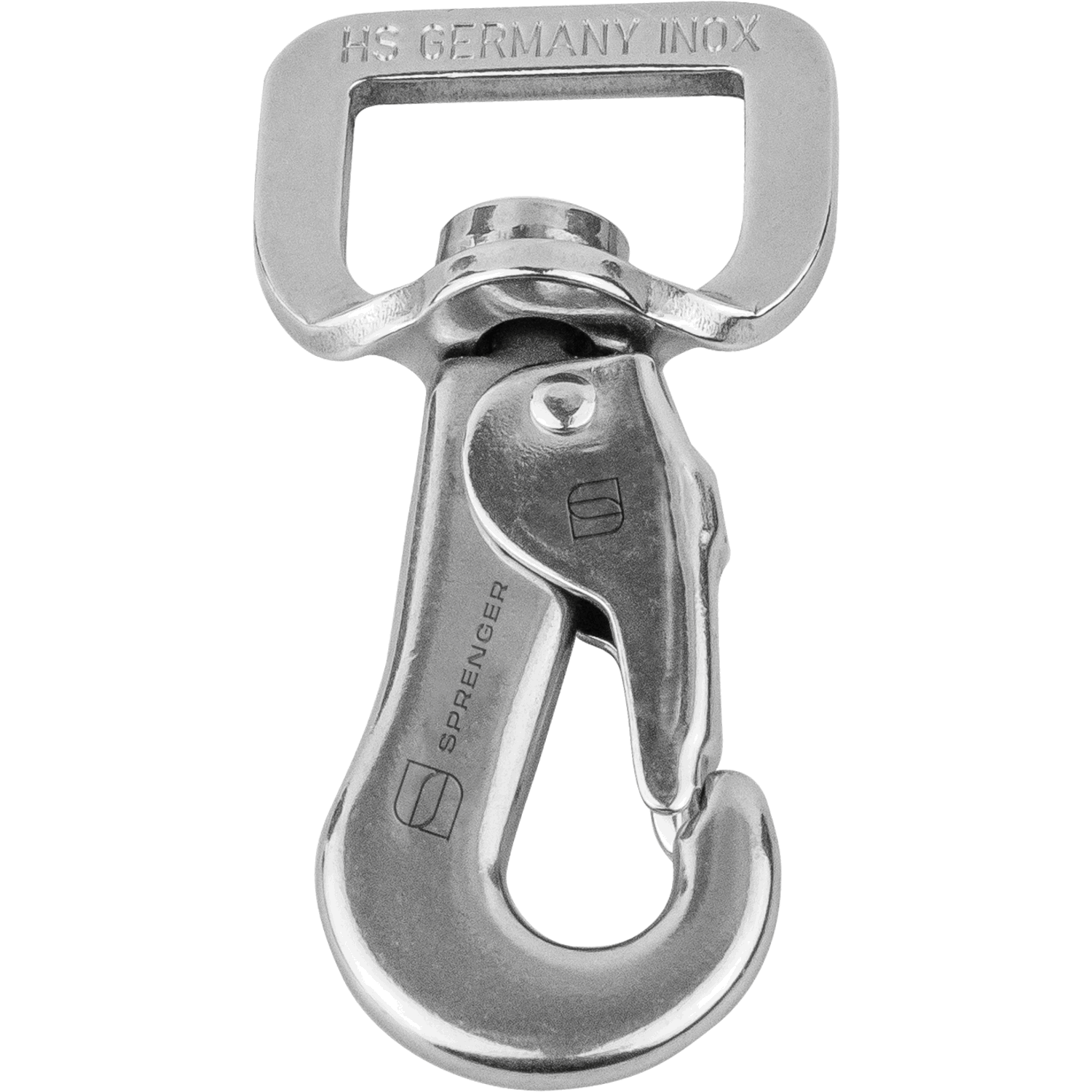 SPRENGER Karabinerhaken mit eckiger Öse - Edelstahl rostfrei, 55 mm | 6025206055.png | 1700897990