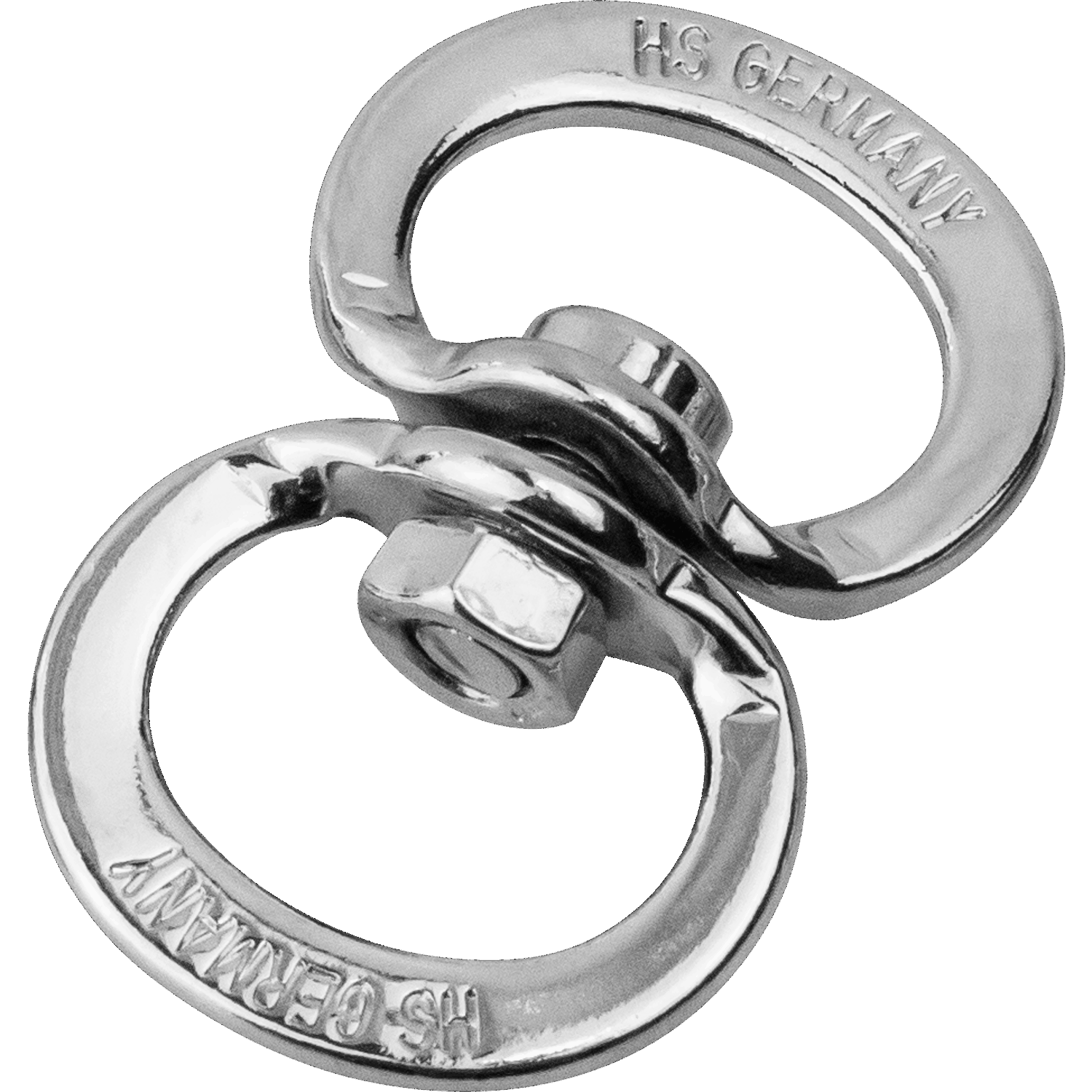 Doppelwirbel - Stahl vernickelt