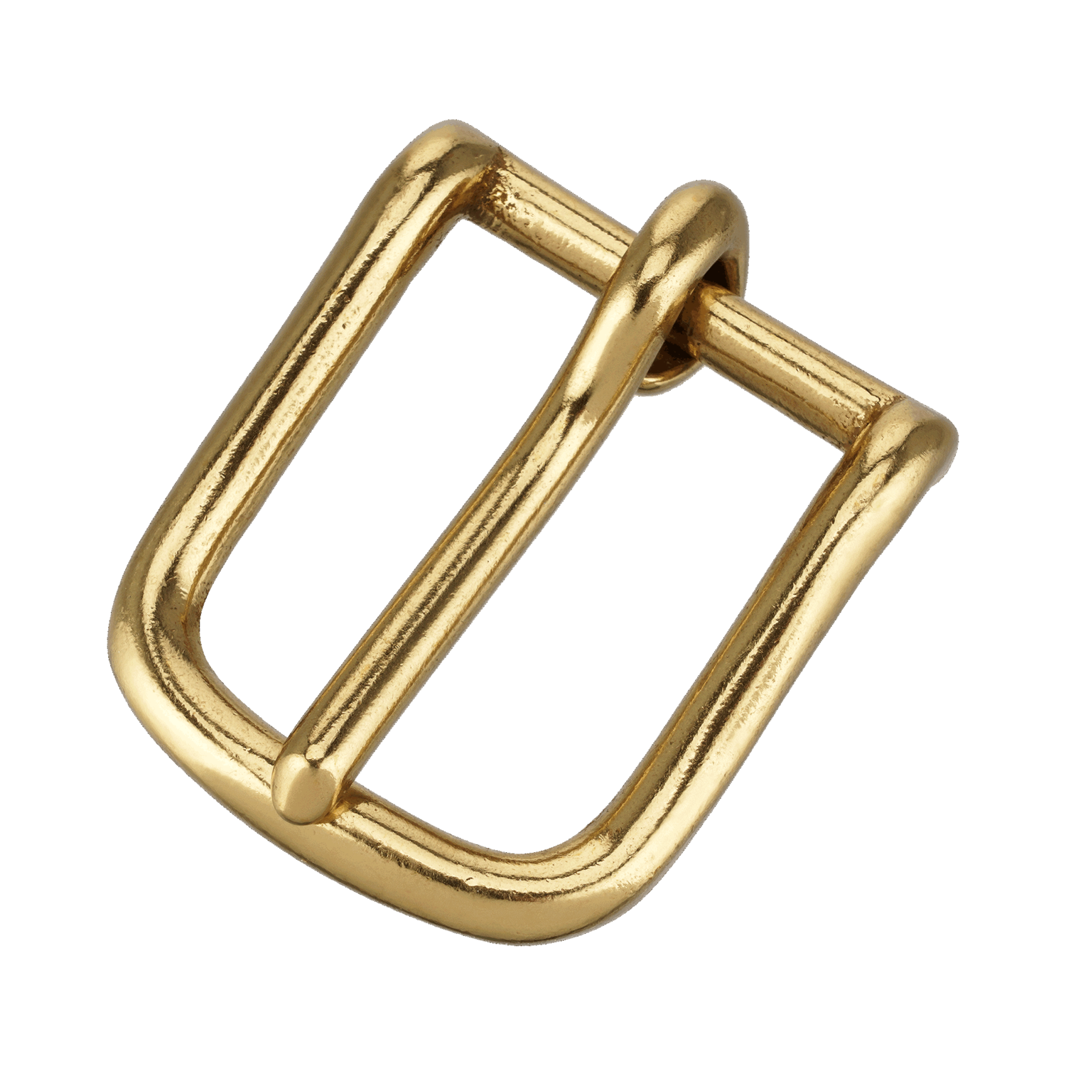 Schnalle - Messing poliert