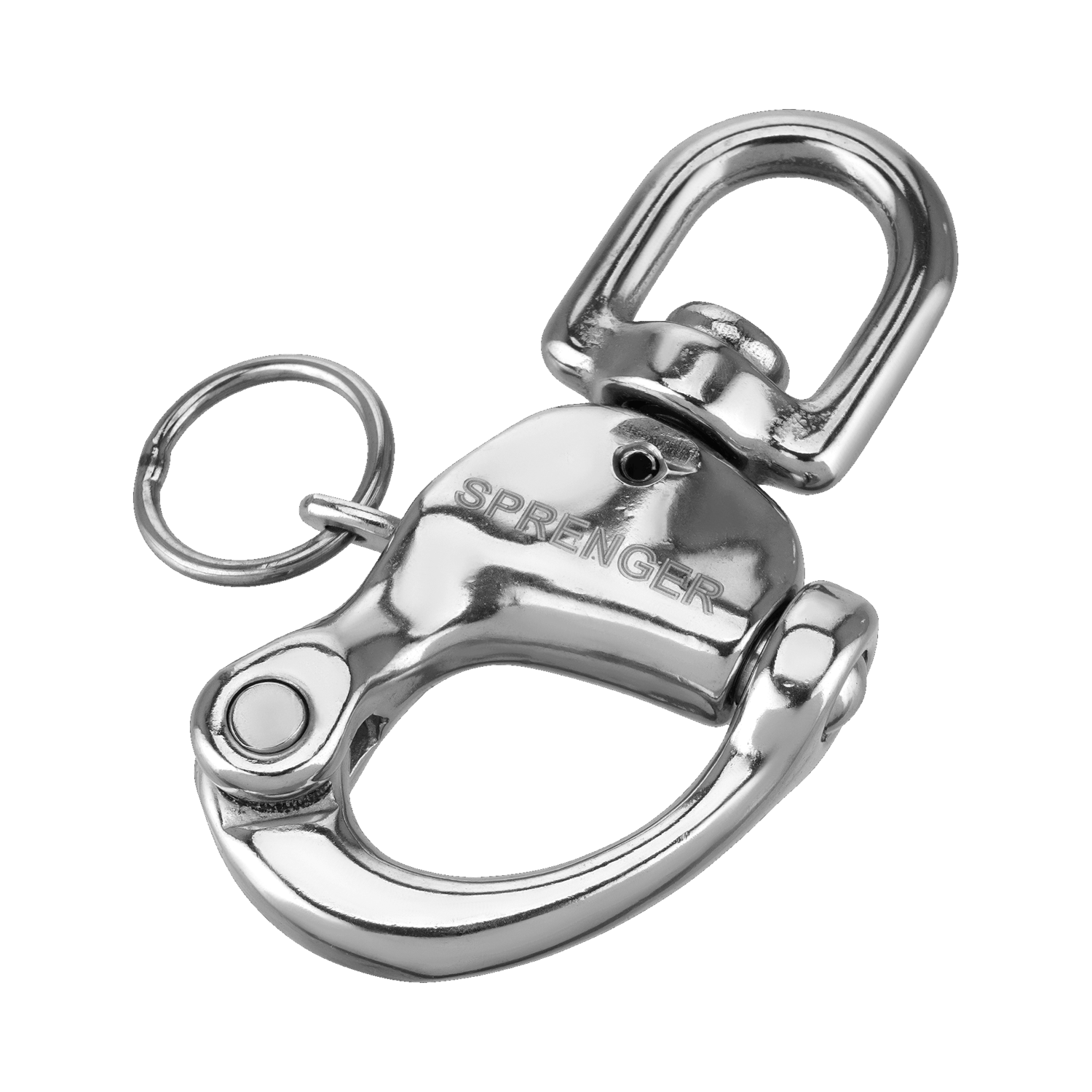Sprenger- Patentverschluss, mit geschlossenen Wirbel - Edelstahl Rostfrei