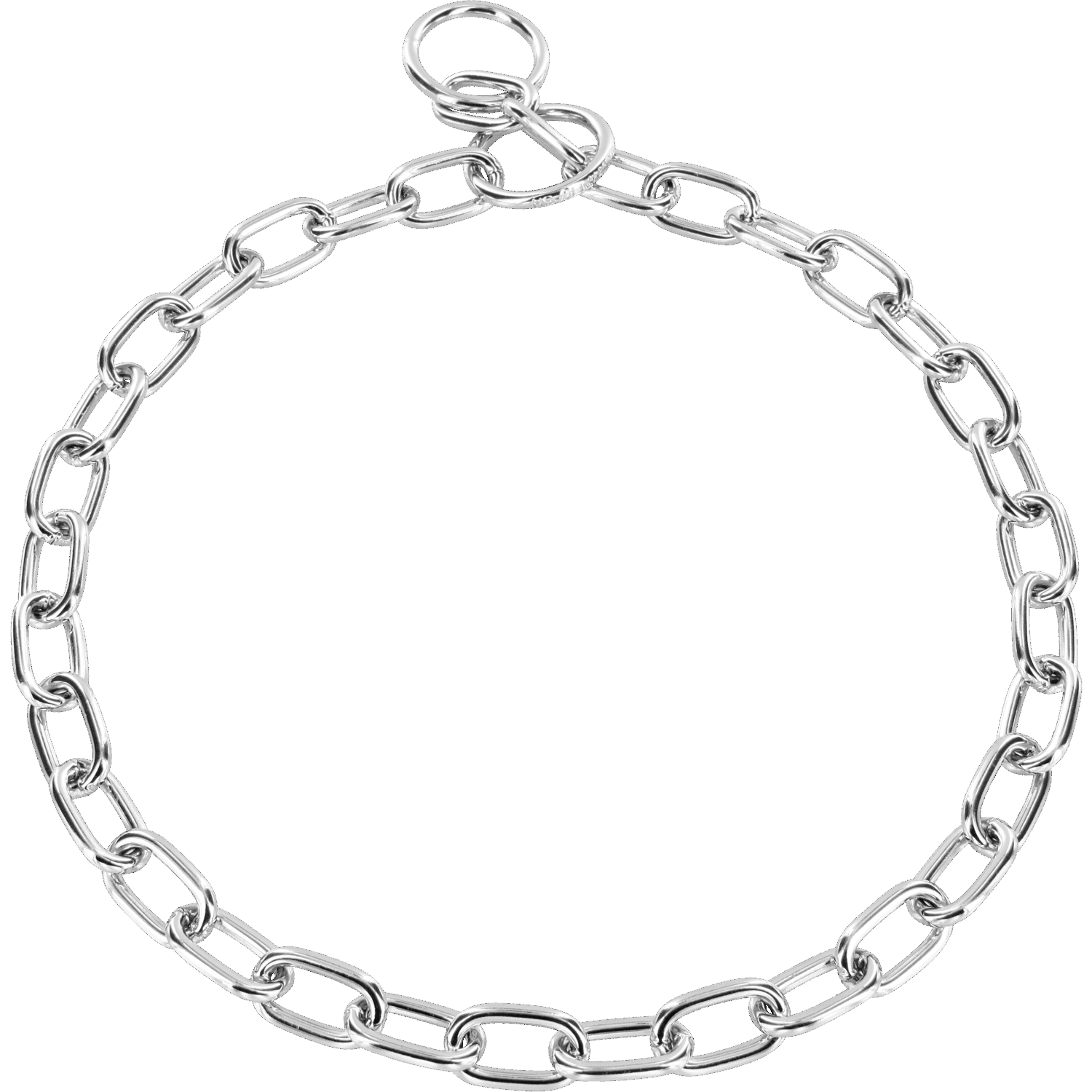 Halskette, medium - Stahl verchromt, 3,0 mm | 51520_02.png | 1700898311