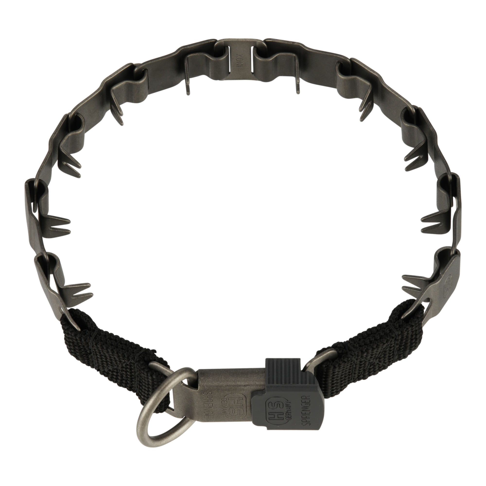 NeckTech Sport mit ClicLock - Edelstahl Rostfrei schwarz matt