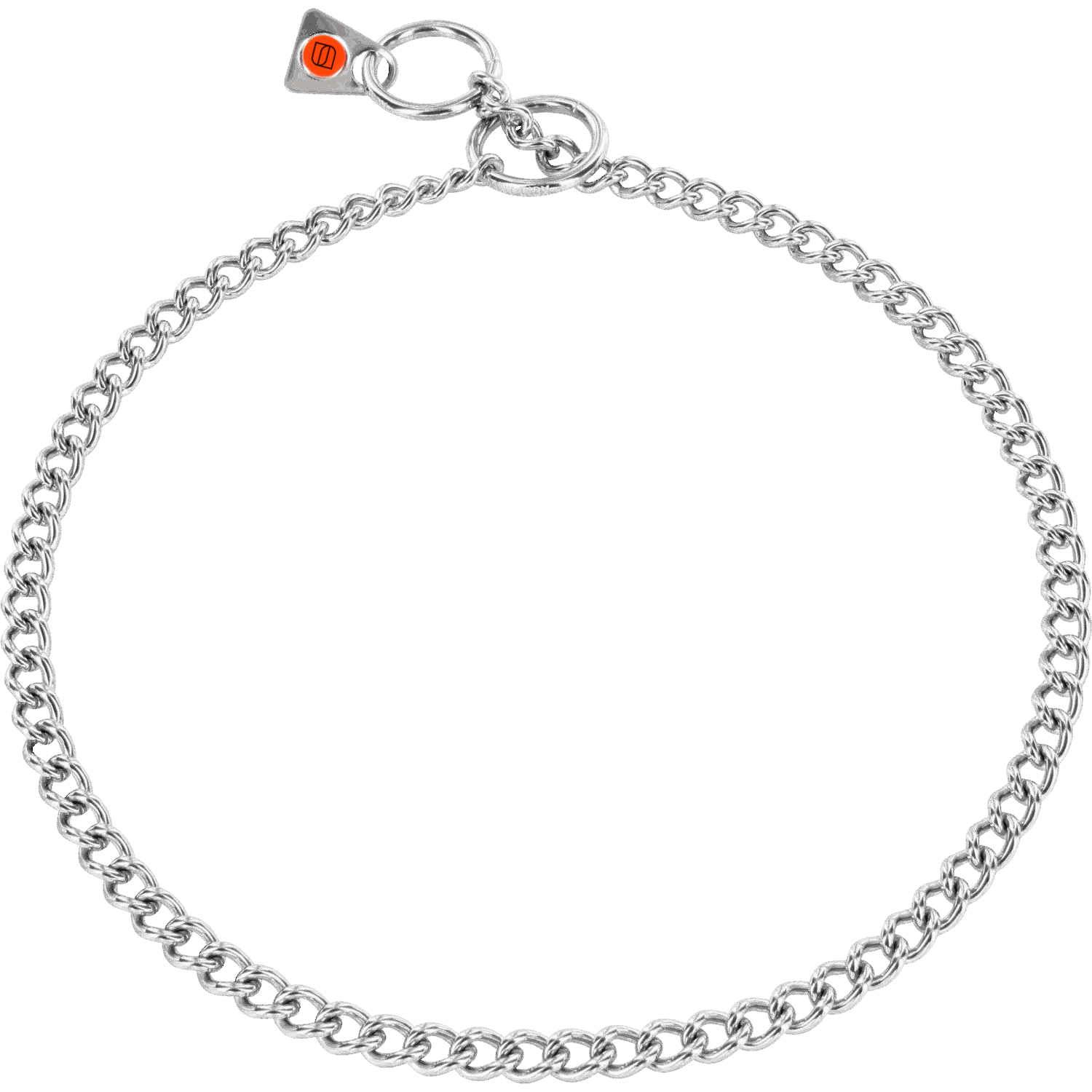Halskette, runde Glieder - Edelstahl Rostfrei, 2,0 mm | 50803_55.png | 1742333951