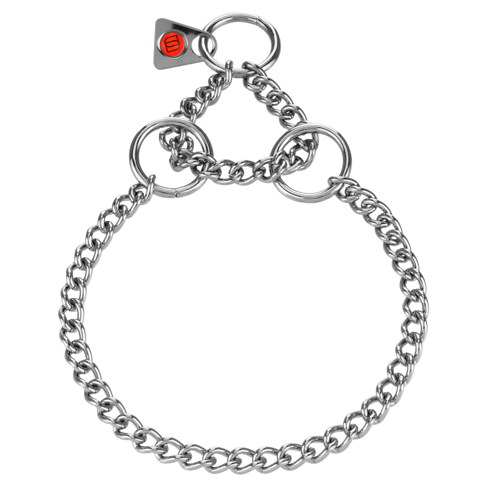 Halskette, runde Glieder - Edelstahl Rostfrei, 2,0 mm, 35 cm