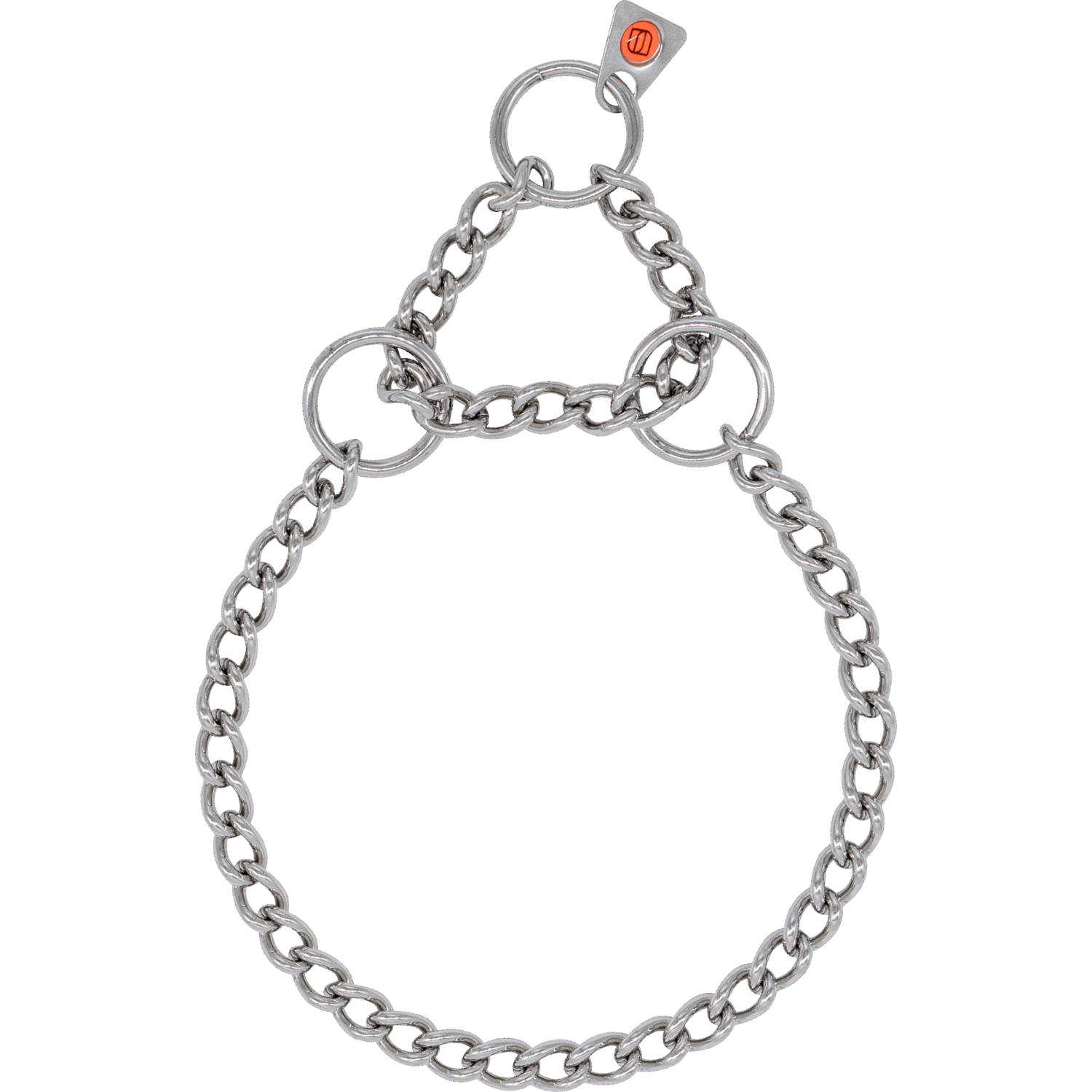 Halskette, runde Glieder - Edelstahl Rostfrei, 2,0 mm, 35 cm