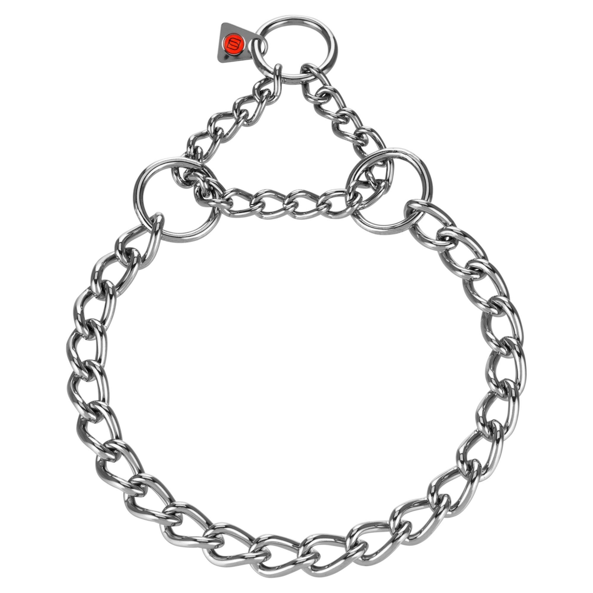 Halskette, runde Glieder - Edelstahl Rostfrei, 4,0 mm