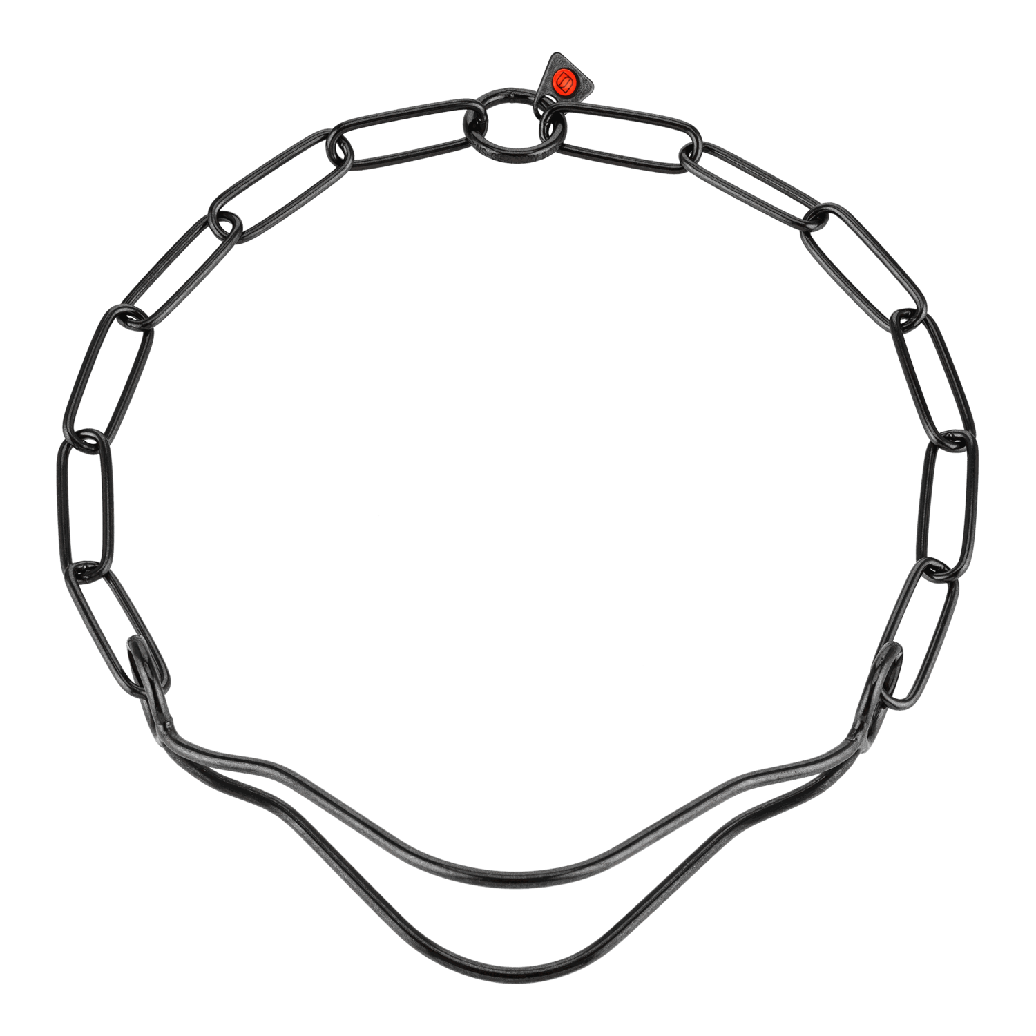 Schauhalskette - Standard - Edelstahl Rostfrei schwarz