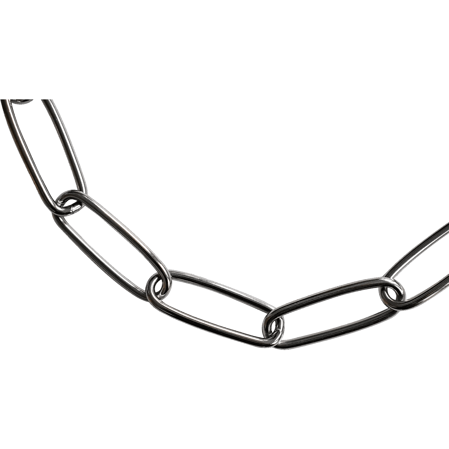 Halskette mit Zugbegrenzung - Edelstahl Rostfrei schwarz, 3,0 mm | 51514-57-1.png | 1704466897