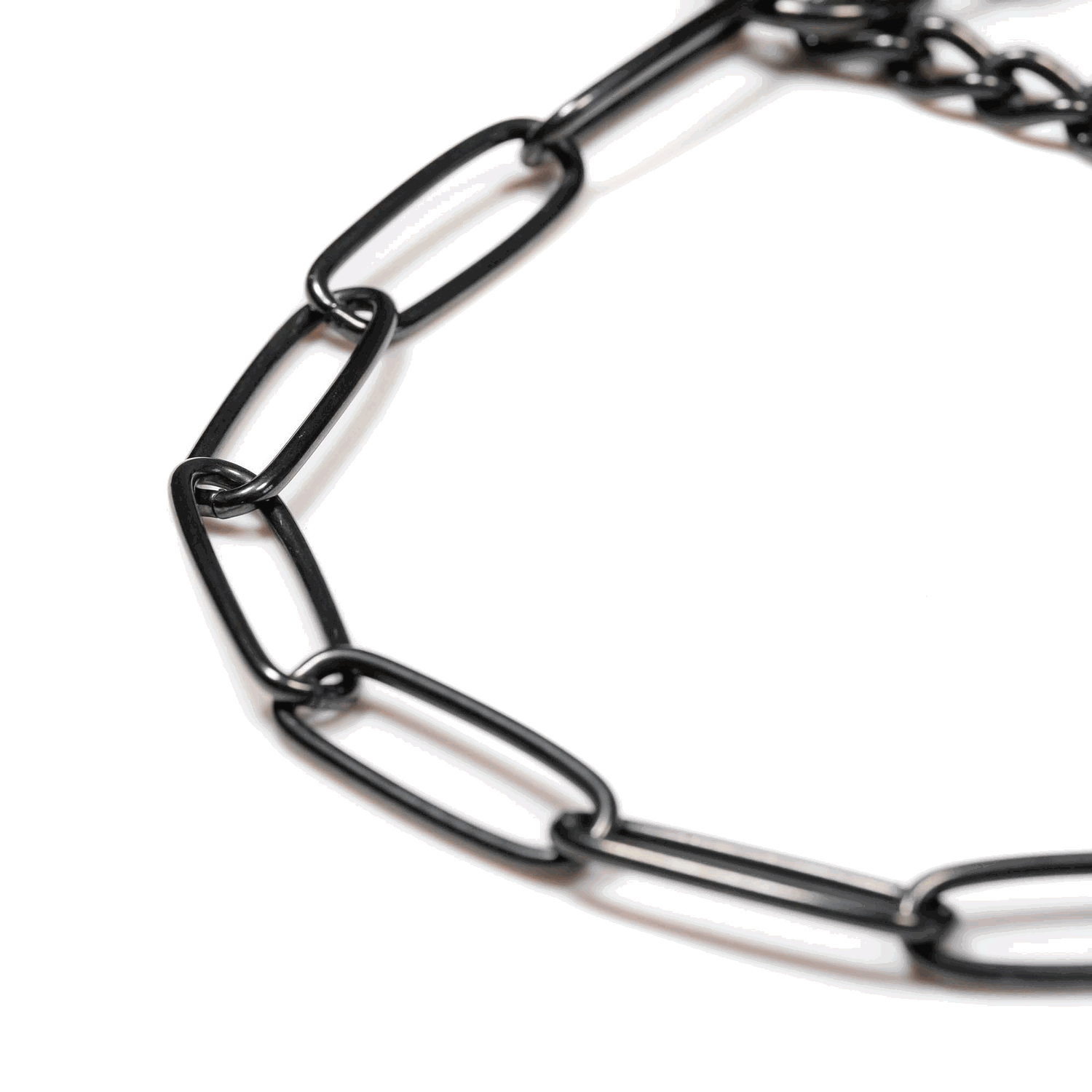 Halskette mit Zugbegrenzung - Edelstahl Rostfrei schwarz, 3,0 mm | 51514-57-4.png | 1704466899