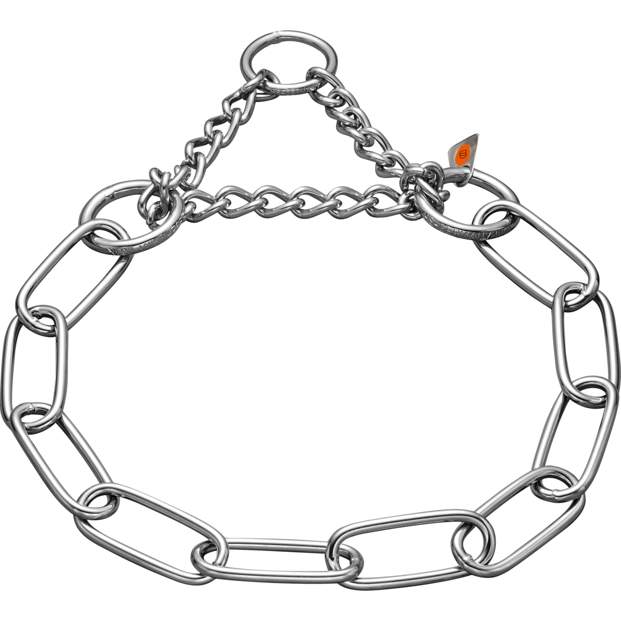 Halskette mit Zugbegrenzung - Edelstahl Rostfrei, 4,0 mm