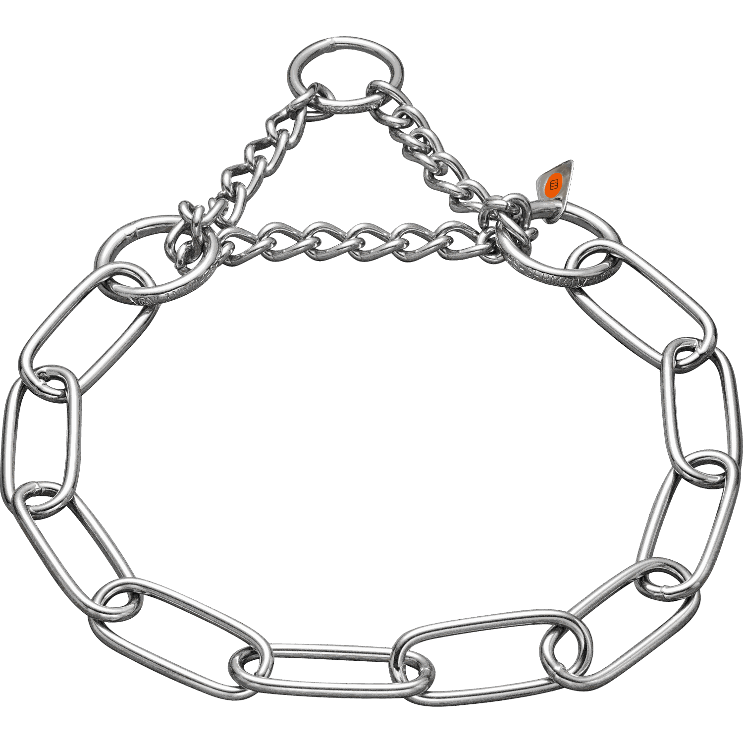 Halskette mit Zugbegrenzung - Edelstahl Rostfrei, 4,0 mm