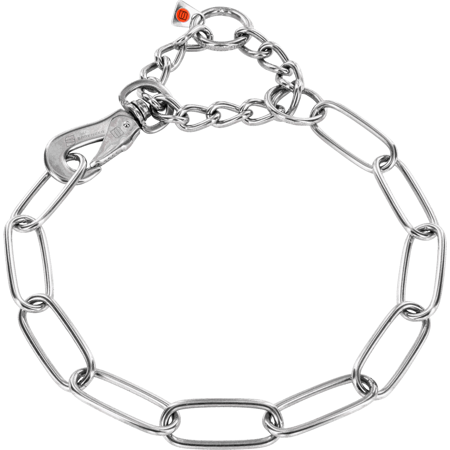 Halskette, verstellbar - mit SPRENGER-Haken - Edelstahl Rostfrei, 4,0 mm