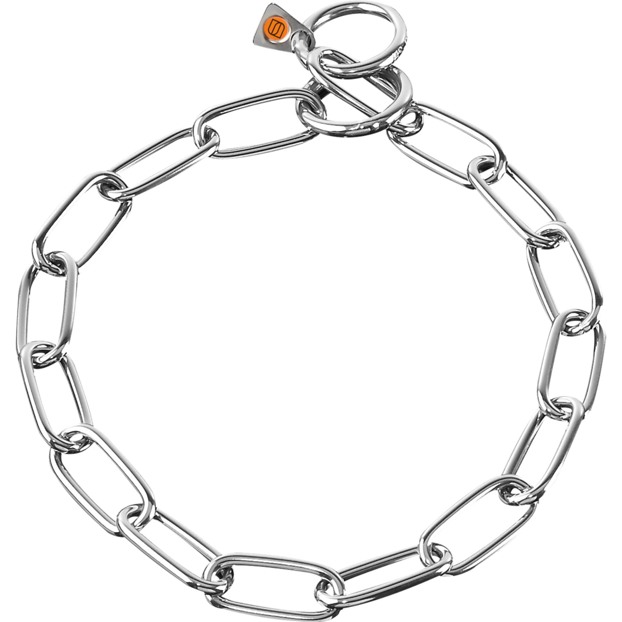 Halskette, langgliedrig - Edelstahl Rostfrei, 4,0 mm