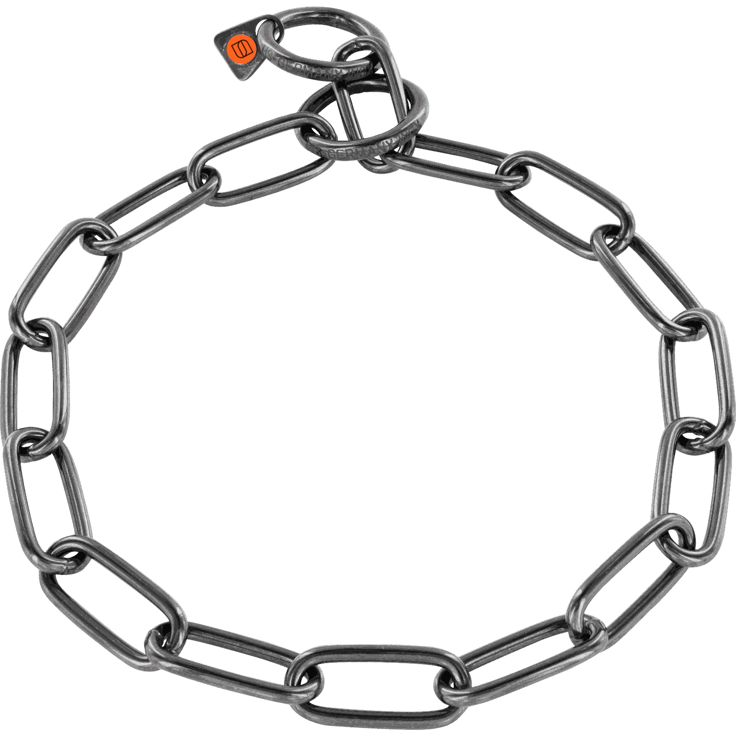 Halskette, langgliedrig - Edelstahl Rostfrei schwarz, 4,0 mm | 51663_57.png | 1704466914