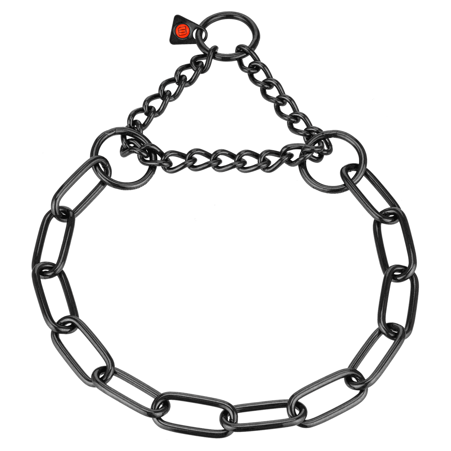 Halskette mit Zugbegrenzung - Edelstahl Rostfrei schwarz, 4,0 mm | 5168205557.png | 1713265460