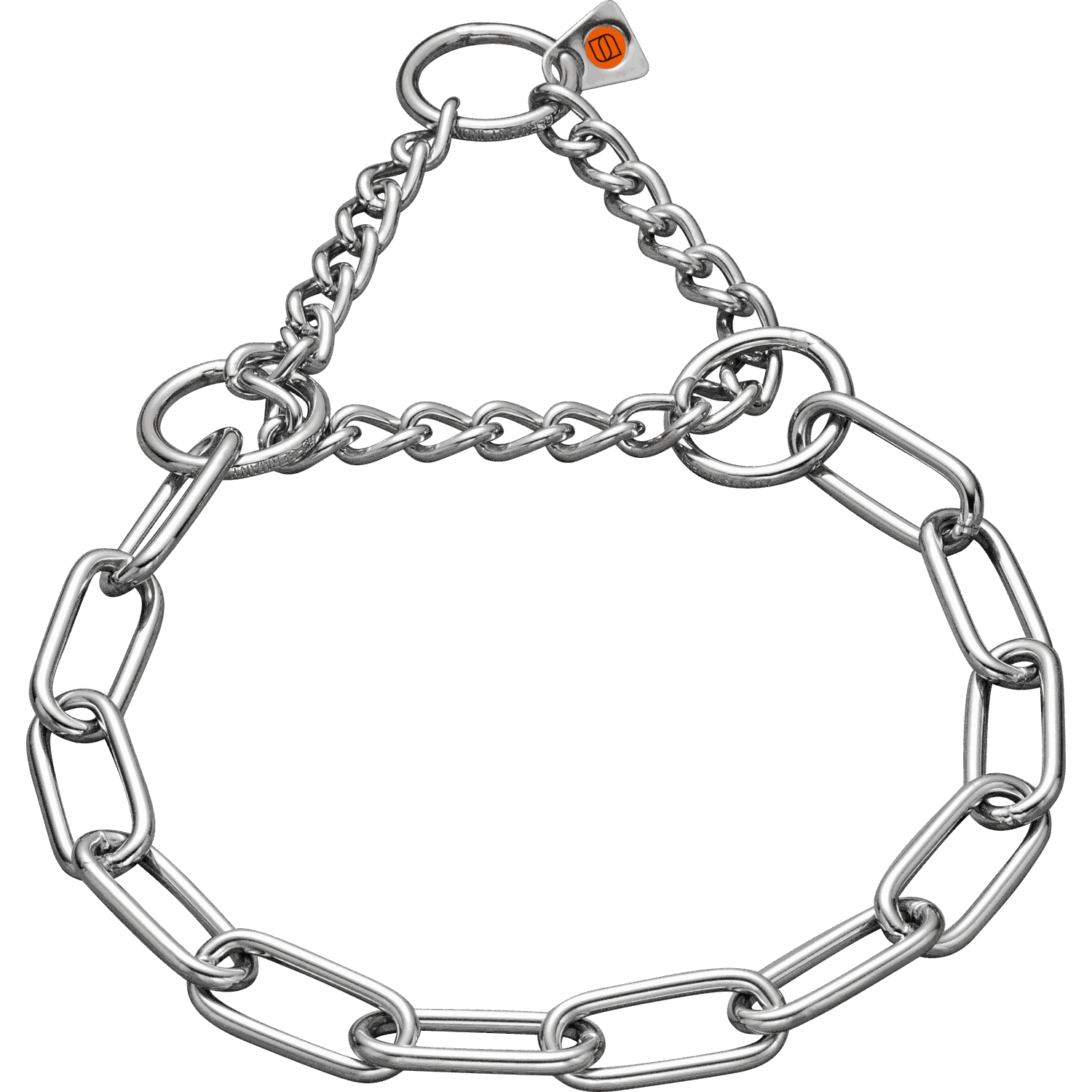 Halskette mit Zugbegrenzung - Edelstahl Rostfrei, 4,0 mm | 51682_55.png | 1700898264