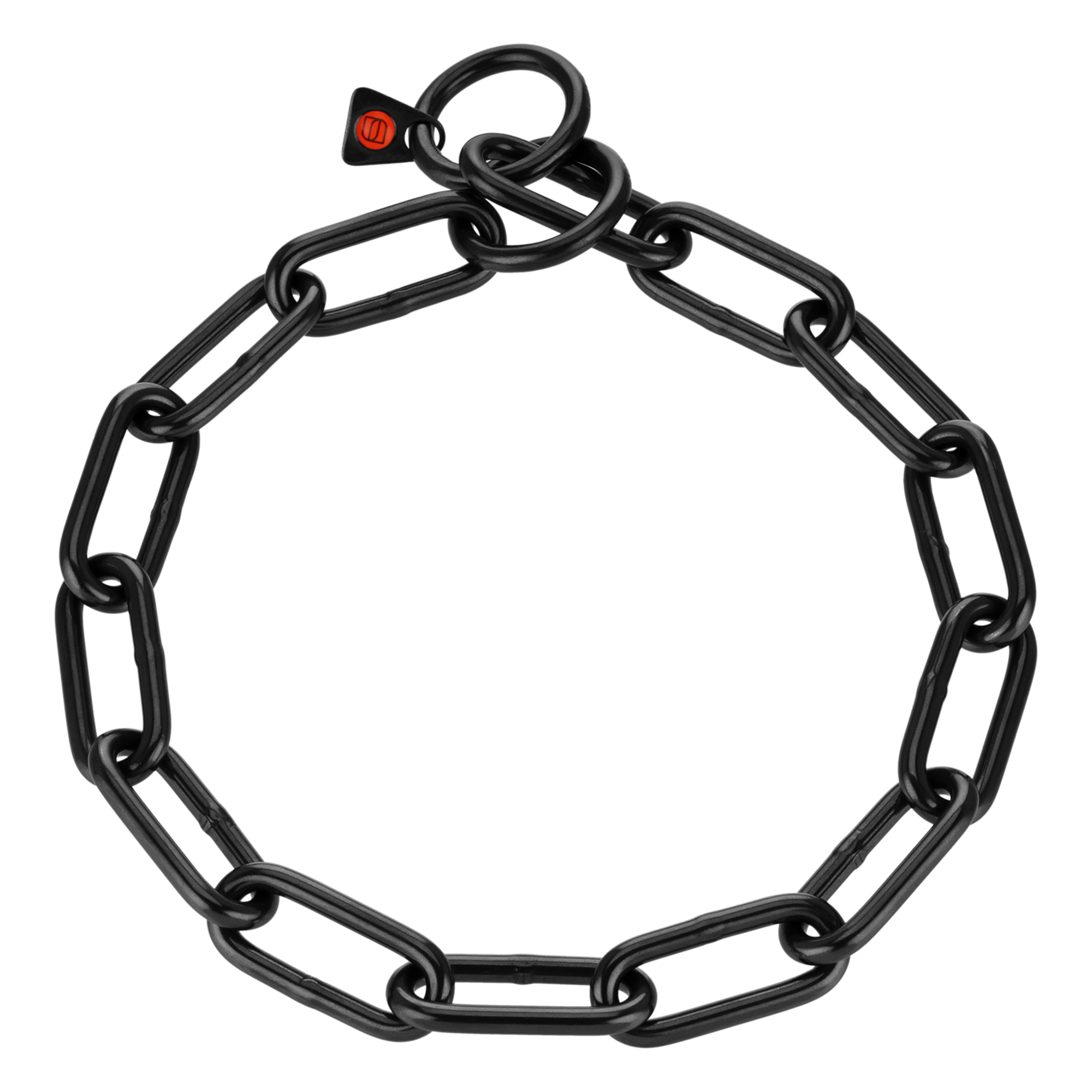 Halskette, langgliedrig - Edelstahl Rostfrei schwarz, 5,0 mm