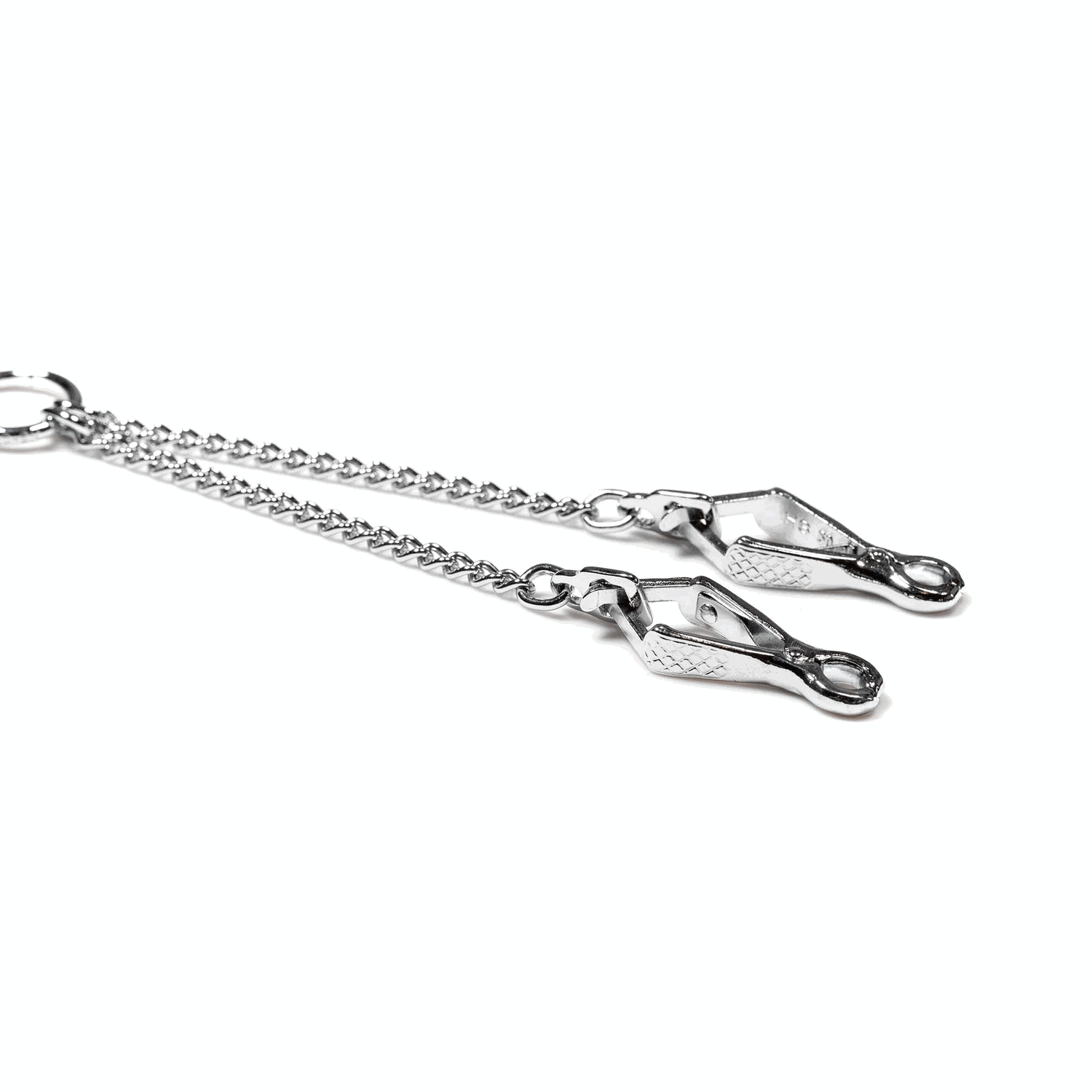 Koppelkette mit SPRENGER-Zangenhaken - Stahl verchromt, 1,5 mm, 38 cm