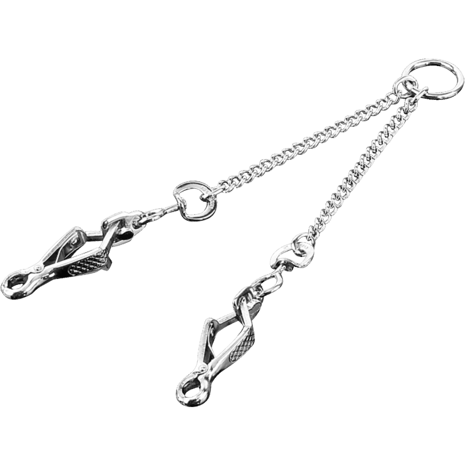 Koppelkette mit SPRENGER-Zangenhaken - Stahl verchromt, 1,5 mm, 38 cm
