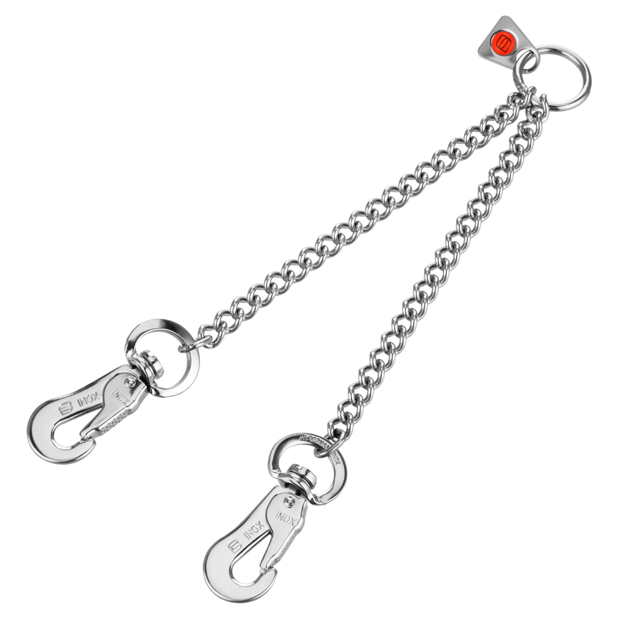 Koppelkette mit SPRENGER-Haken - Edelstahl rostfrei