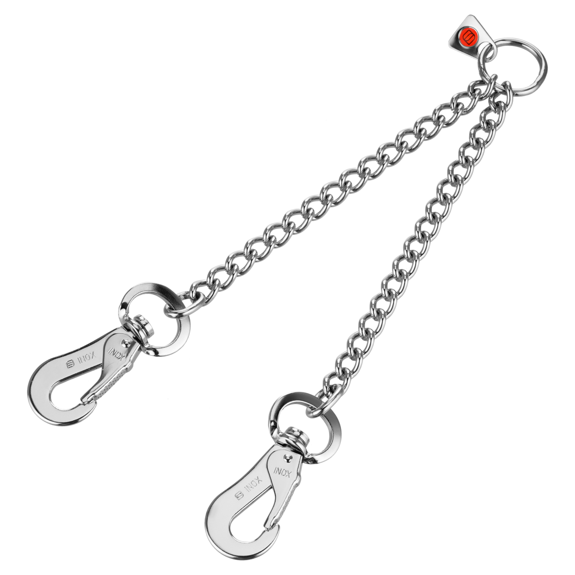 Koppelkette mit SPRENGER-Haken - Edelstahl rostfrei