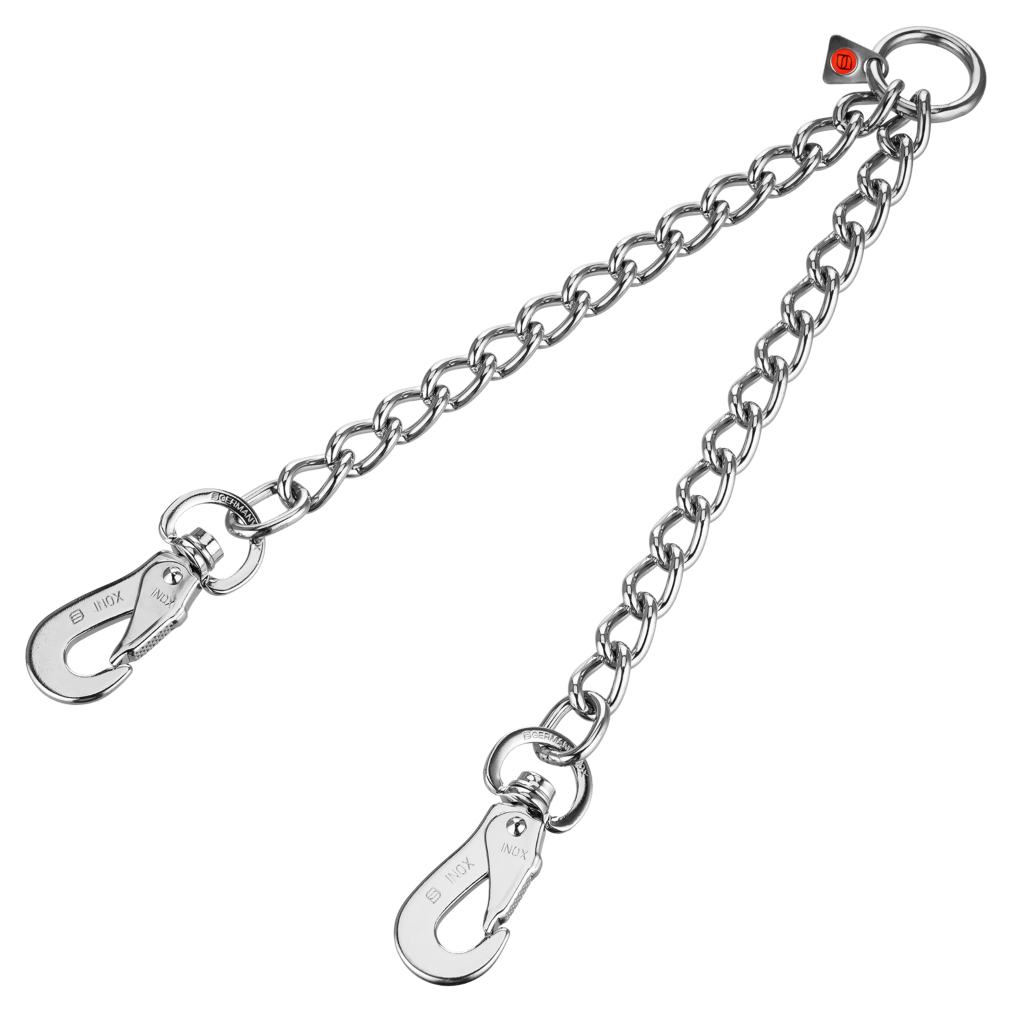 Koppelkette mit SPRENGER-Haken - Edelstahl rostfrei