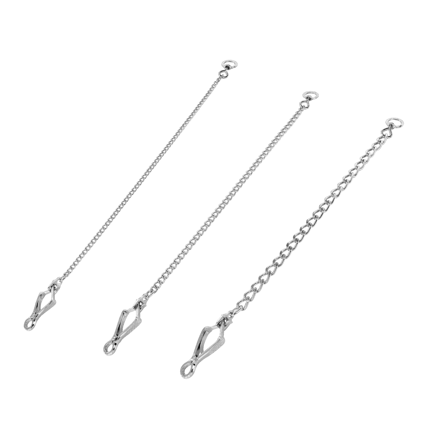Anti-Beiß-Verschleißkette - Stahl verchromt, 1,5 mm, 40 cm