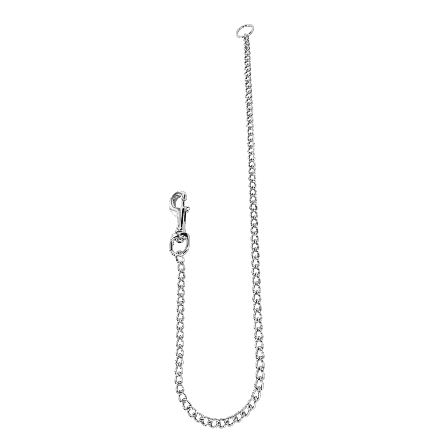 Führkette / Ansatzkette - Stahl verchromt, 2,5 mm, 80 cm