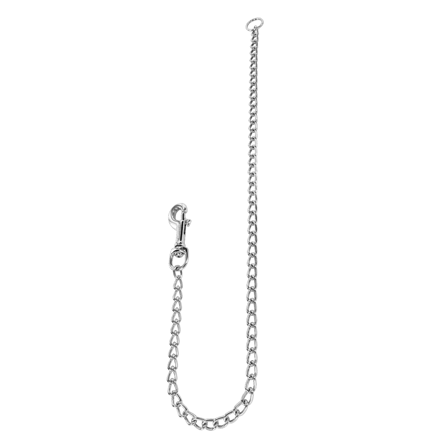 Führkette / Ansatzkette - Stahl verchromt, 3 mm, 80 cm