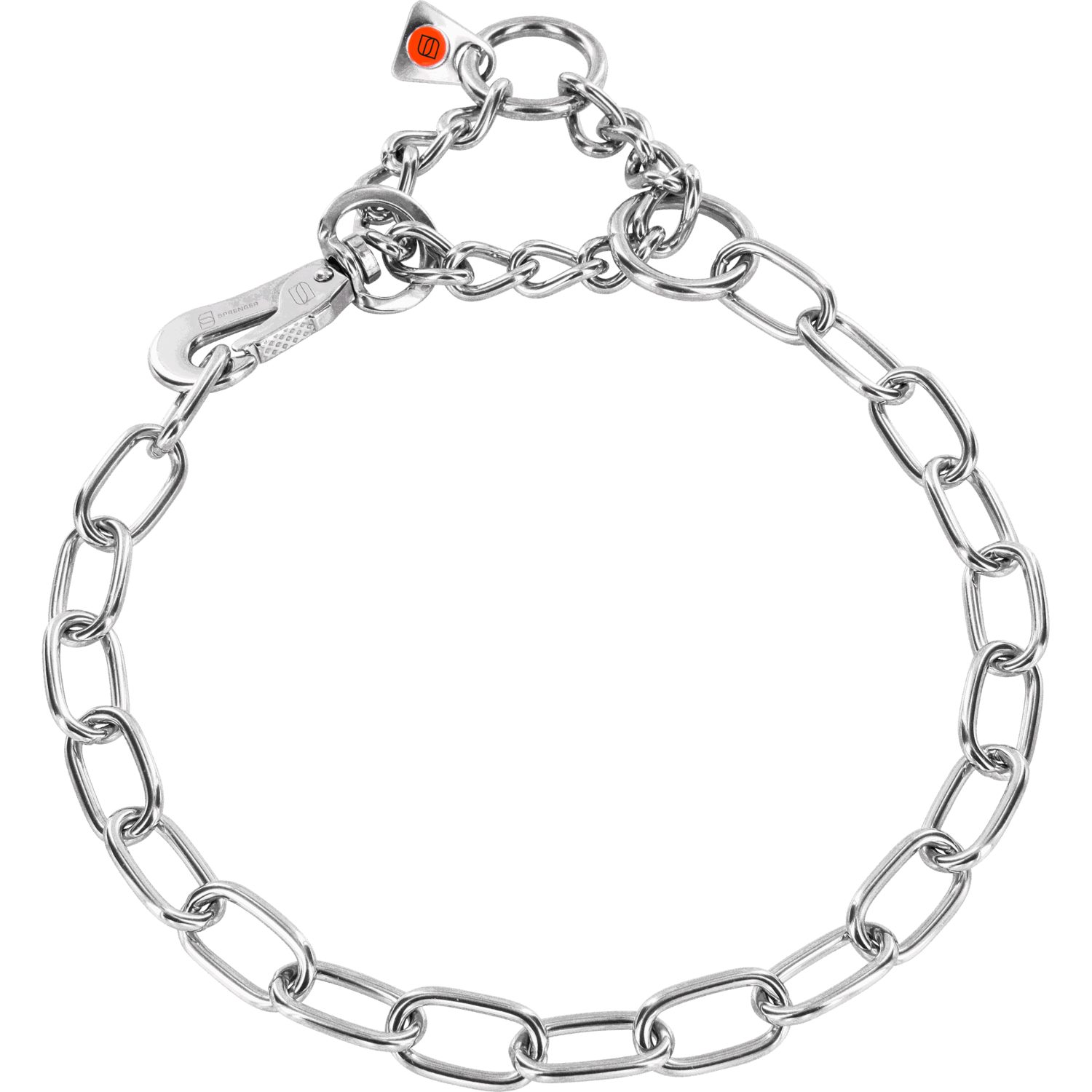 Halskette, verstellbar - mit SPRENGER-Haken - Edelstahl Rostfrei, 3,0 mm