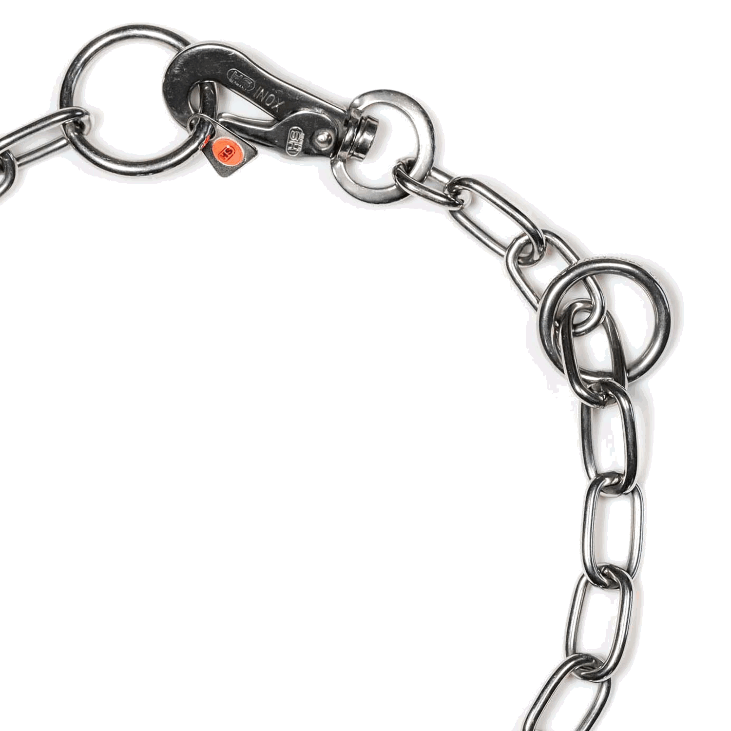 Halskette, verstellbar - mit SPRENGER-Haken und Ring - Edelstahl Rostfrei, 3,0 mm