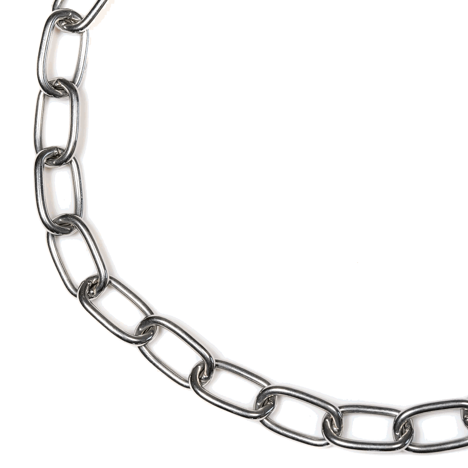 Halskette, verstellbar - mit SPRENGER-Haken und Ring - Edelstahl Rostfrei, 3,0 mm