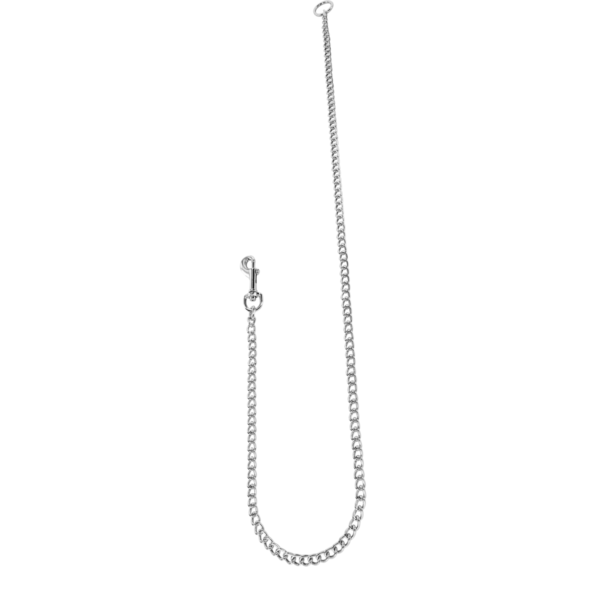 Führkette / Ansatzkette - Stahl verchromt, 2 mm, 80 cm