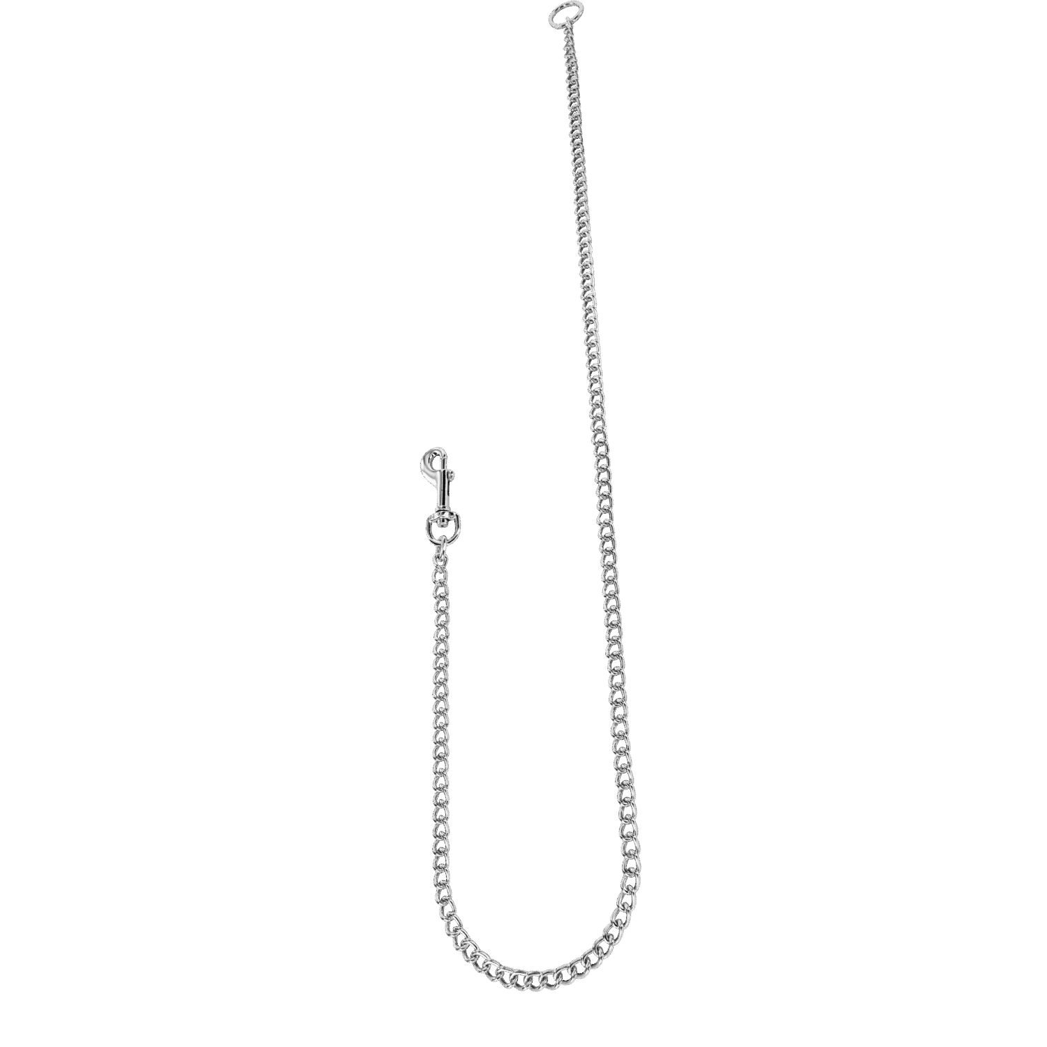 Führkette / Ansatzkette - Stahl verchromt, 2 mm, 80 cm