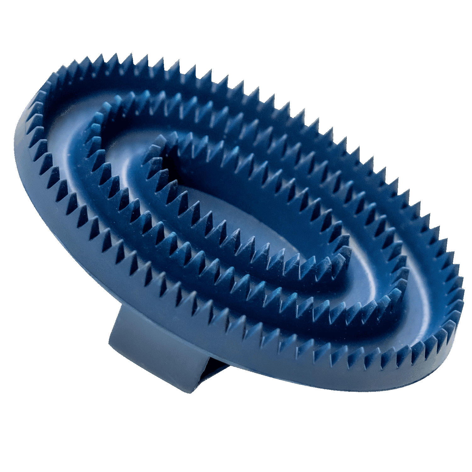 Striegel, oval - Gummi, blau, 125 x 80 mm | 5713000076.png | 1700898392